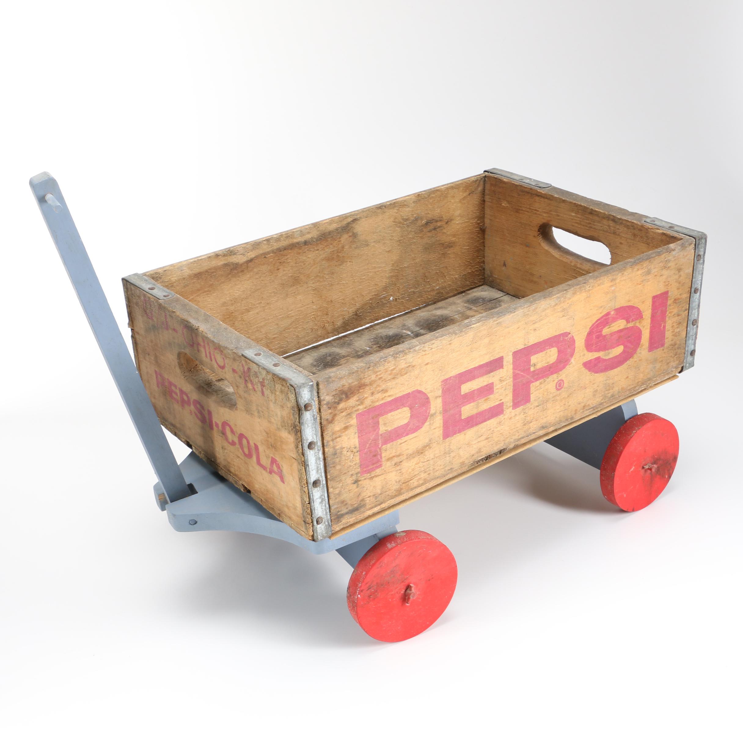 Vintage Pepsi Crate Wagon
