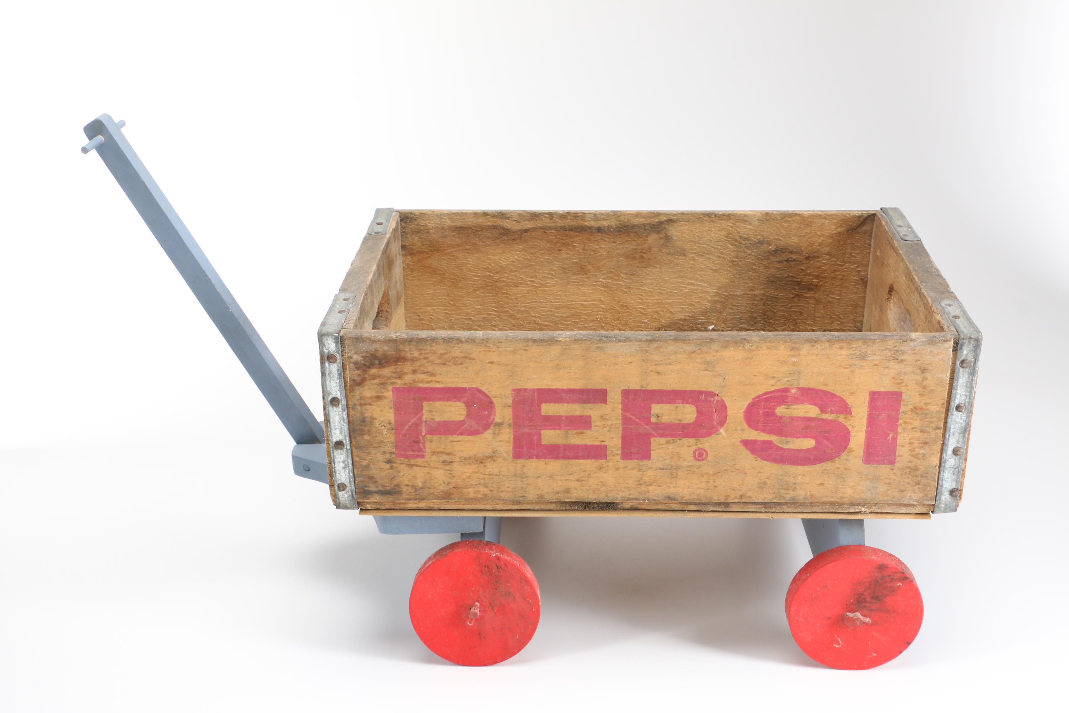 Vintage Pepsi Crate Wagon