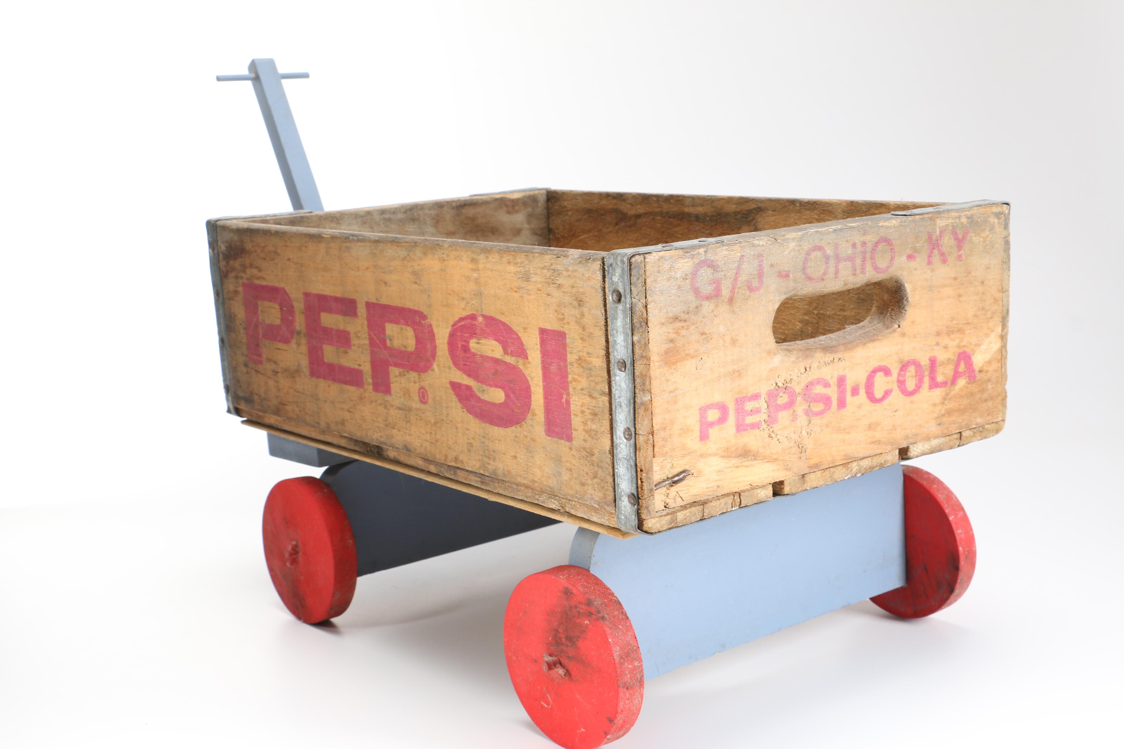 Vintage Pepsi Crate Wagon