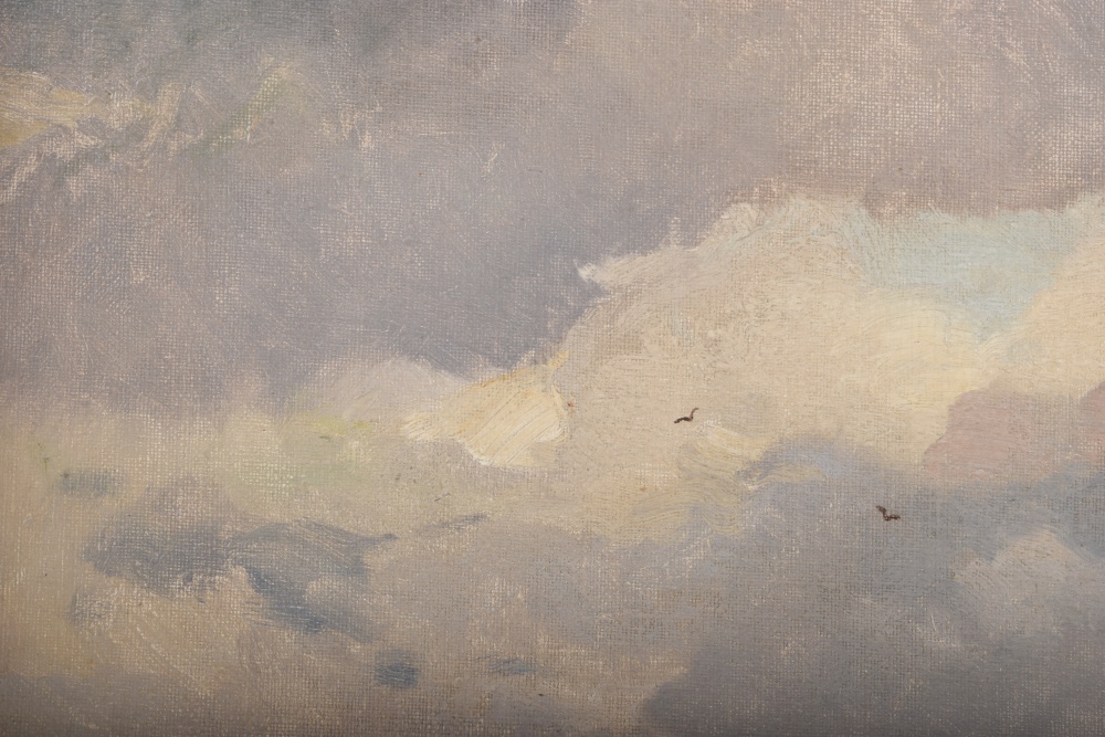 Original German Landscape Painting by Herman Stockmann, 1867-1939