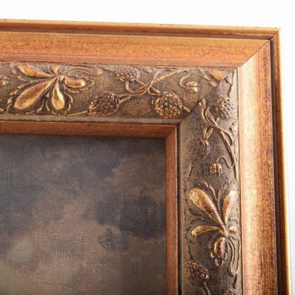 Original German Landscape Painting by Herman Stockmann, 1867-1939