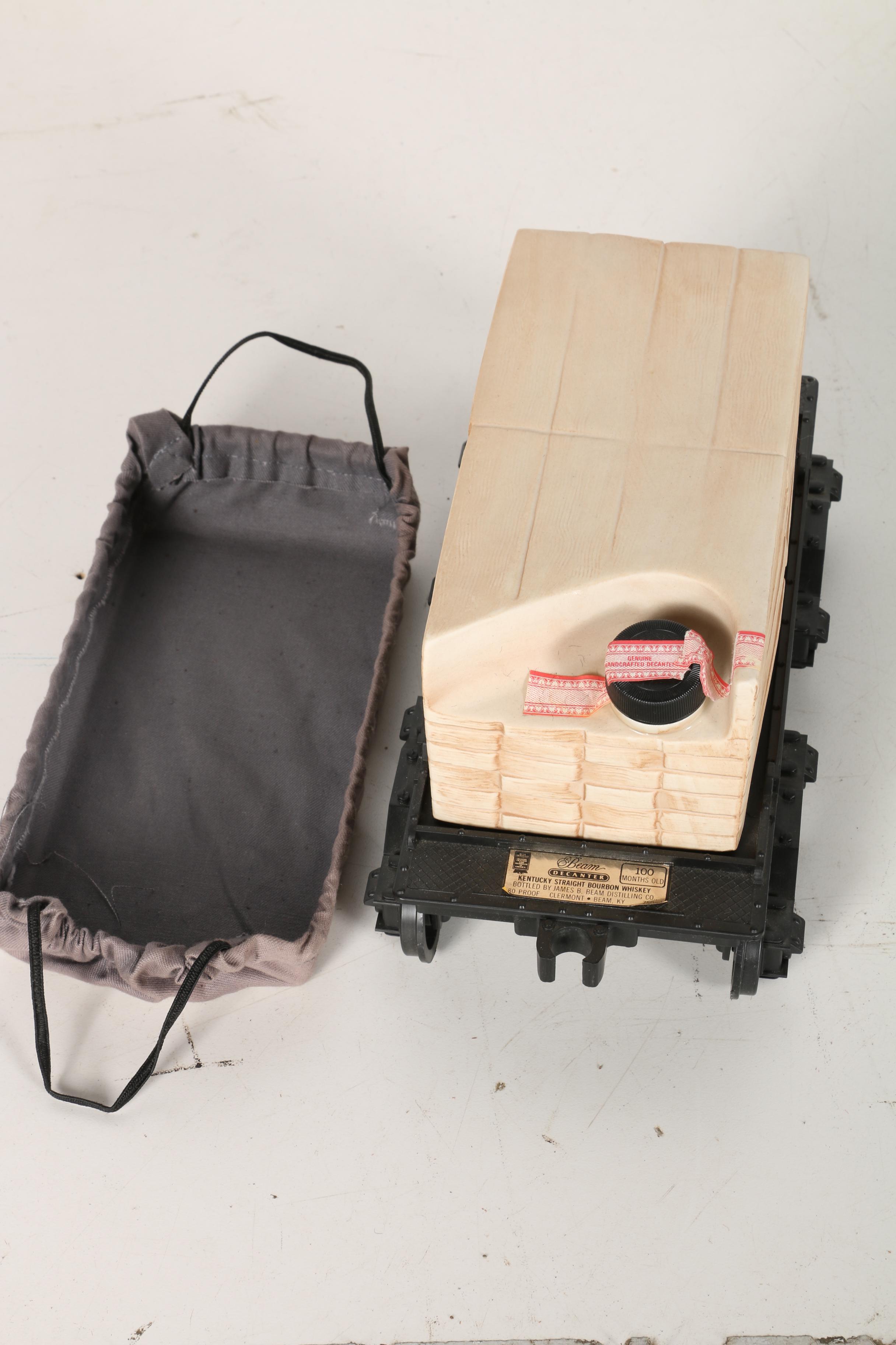 James Beam Model Train Style Decanters