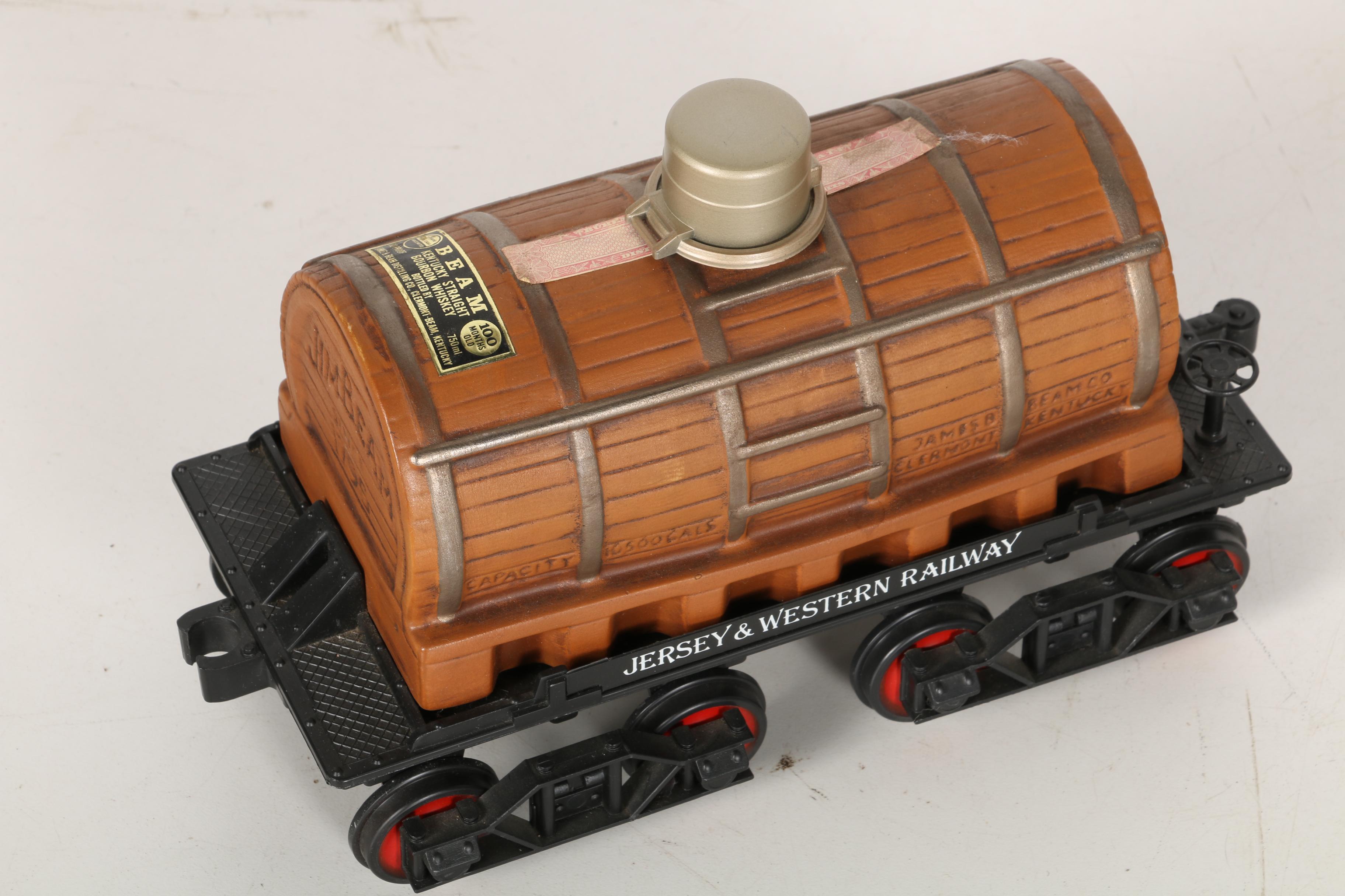 James Beam Model Train Style Decanters