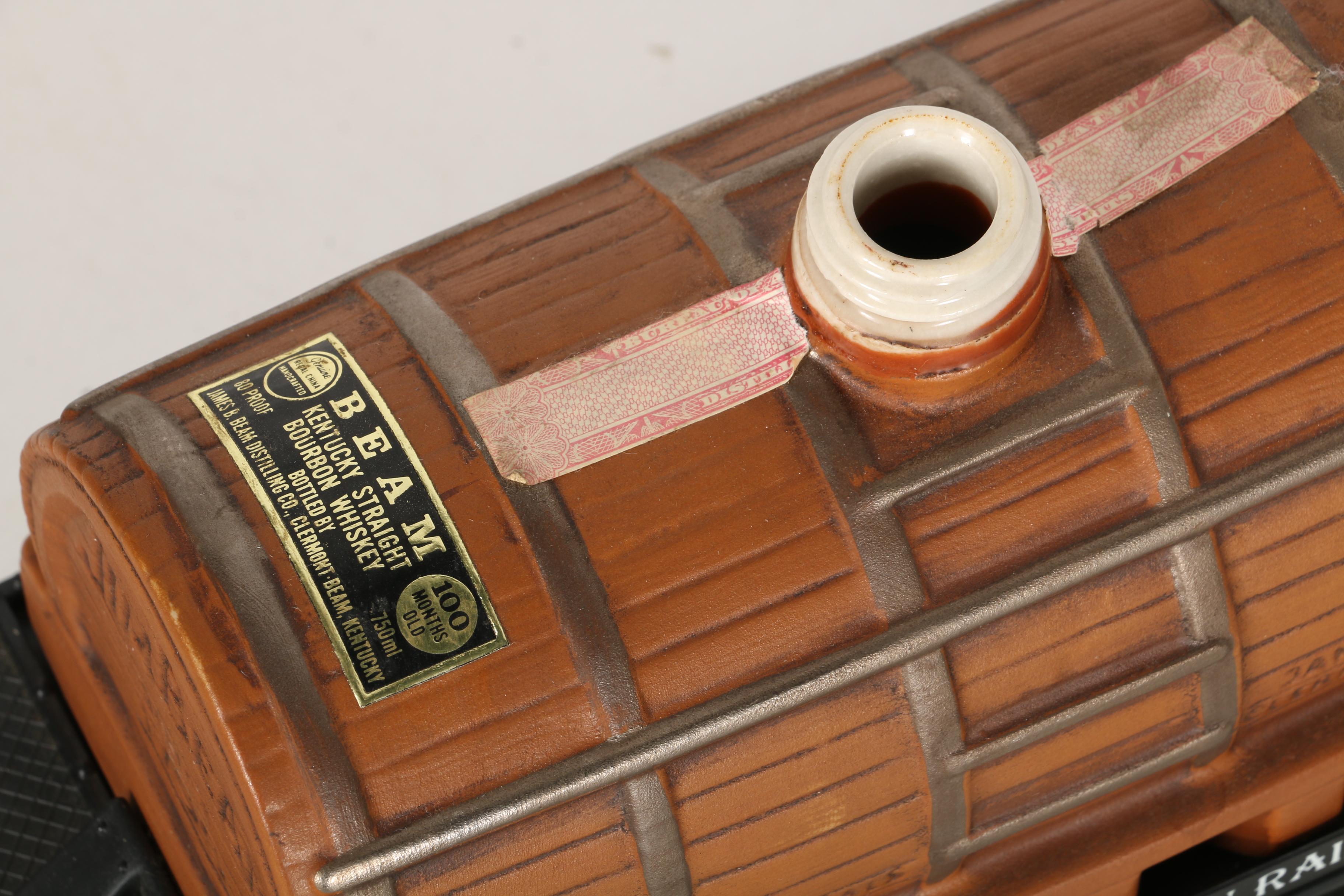 James Beam Model Train Style Decanters