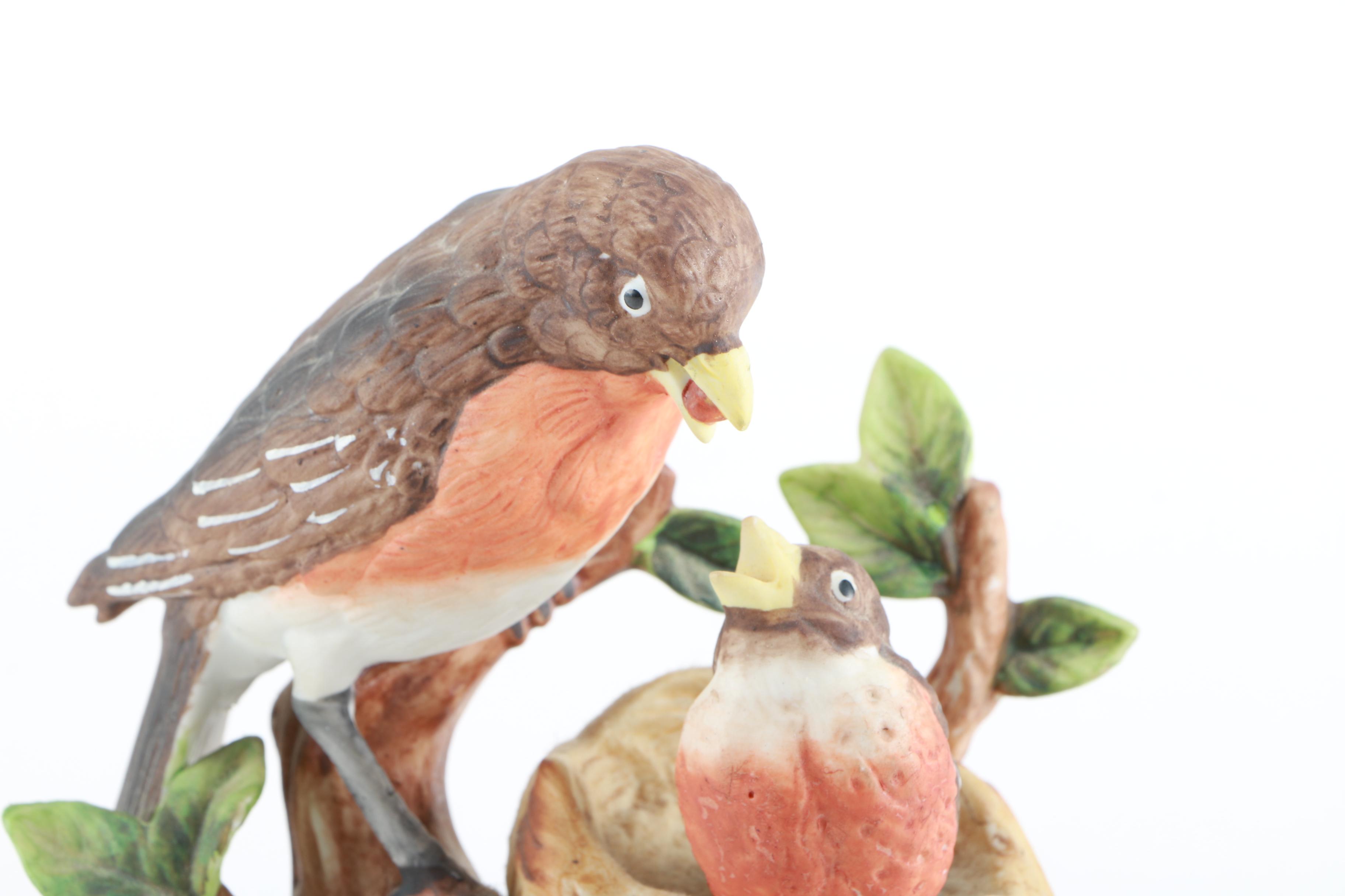 Gorham Ceramic Bird Music Box