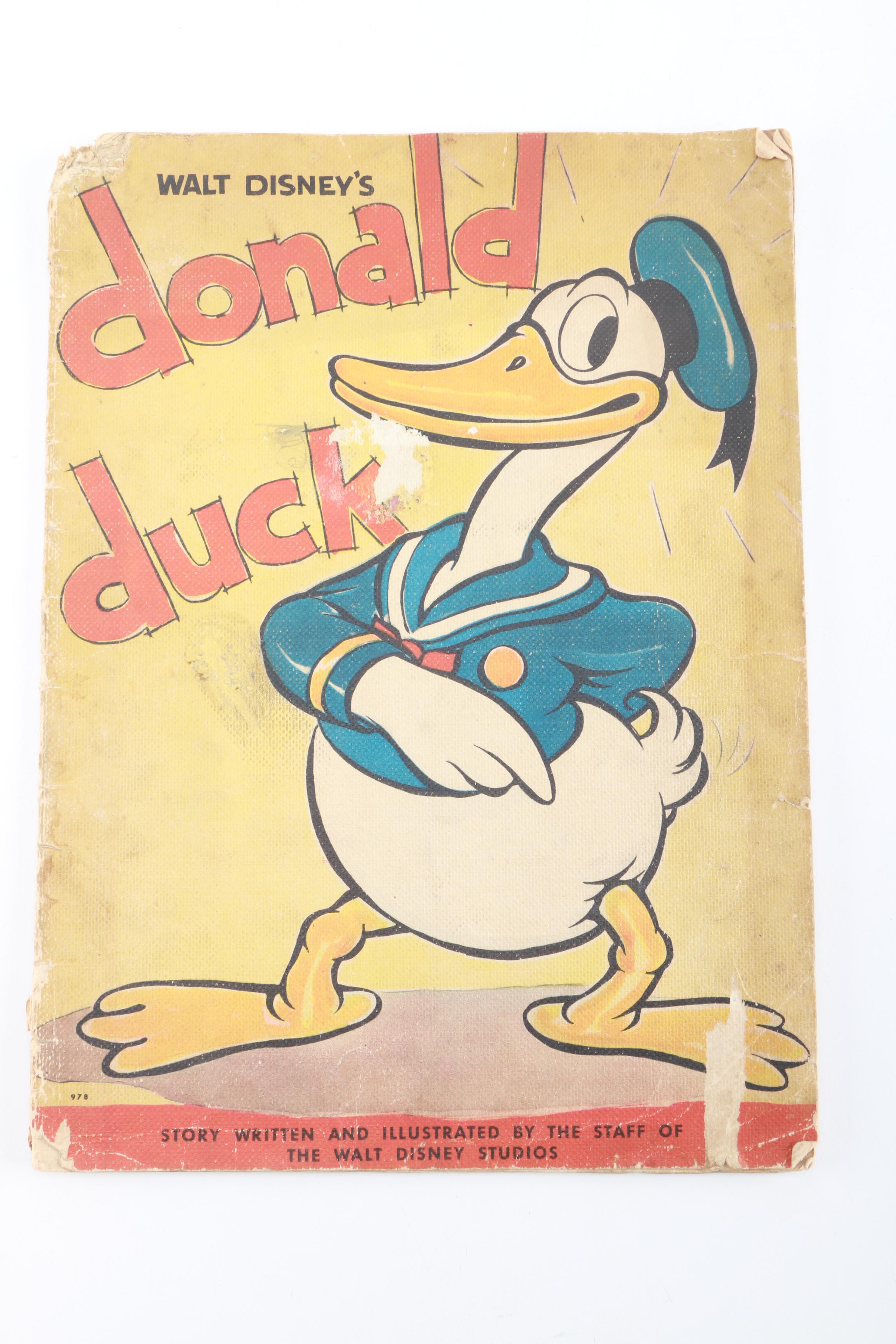 1930s Walt Disney "Mickey Mouse" and "Donald Duck" Comic Books