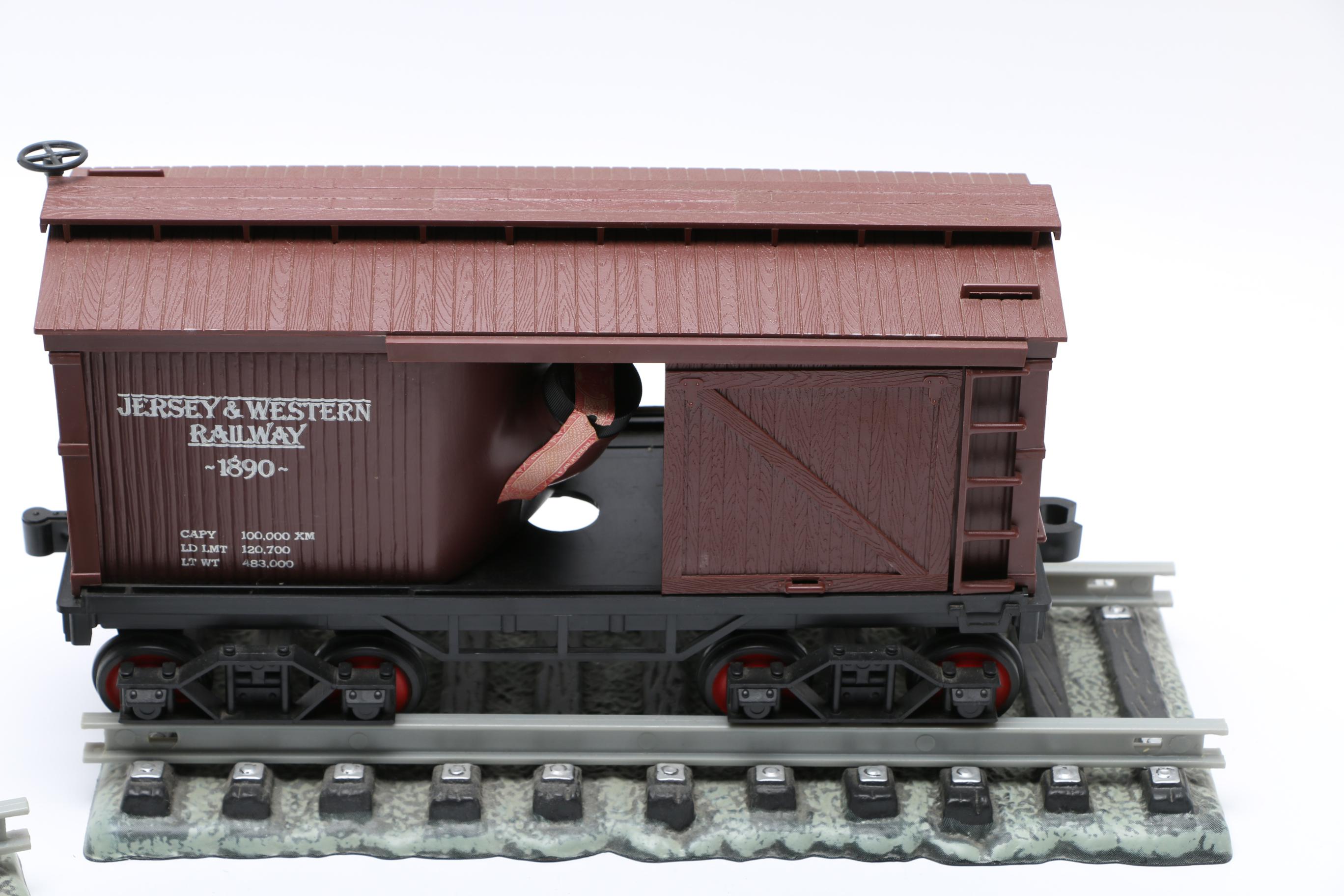 Jim Beam Model Train Cars Decanters and Tracks