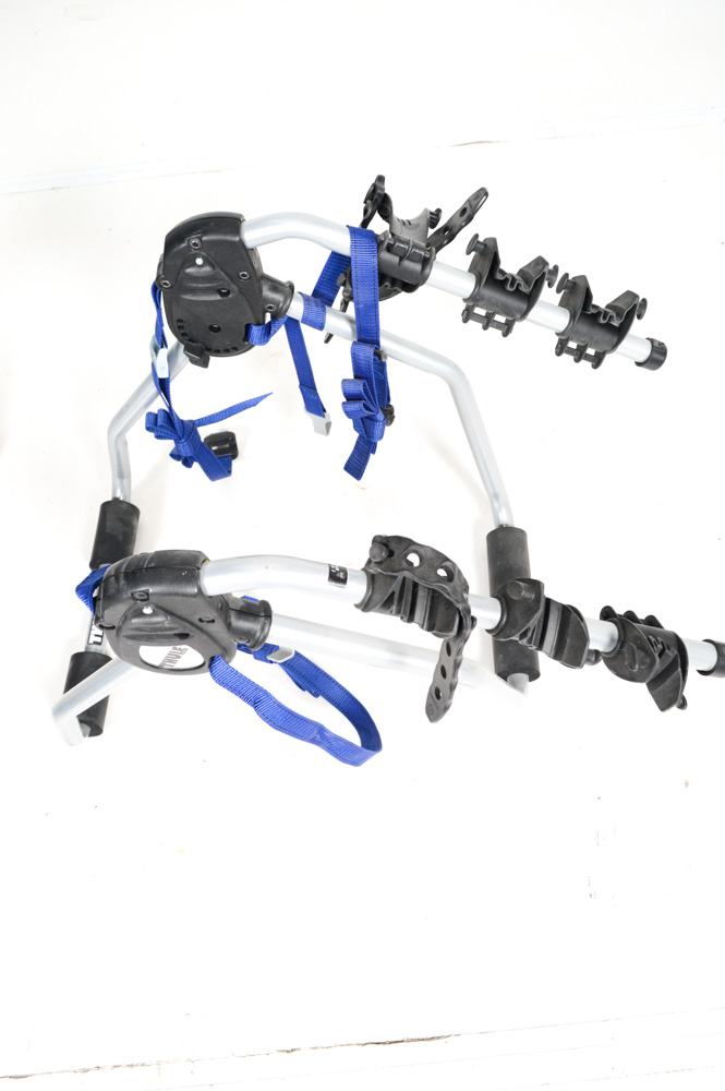 Trek Cycle Ops Trainer and Thule Bike Rack