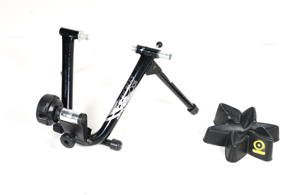 Trek Cycle Ops Trainer and Thule Bike Rack