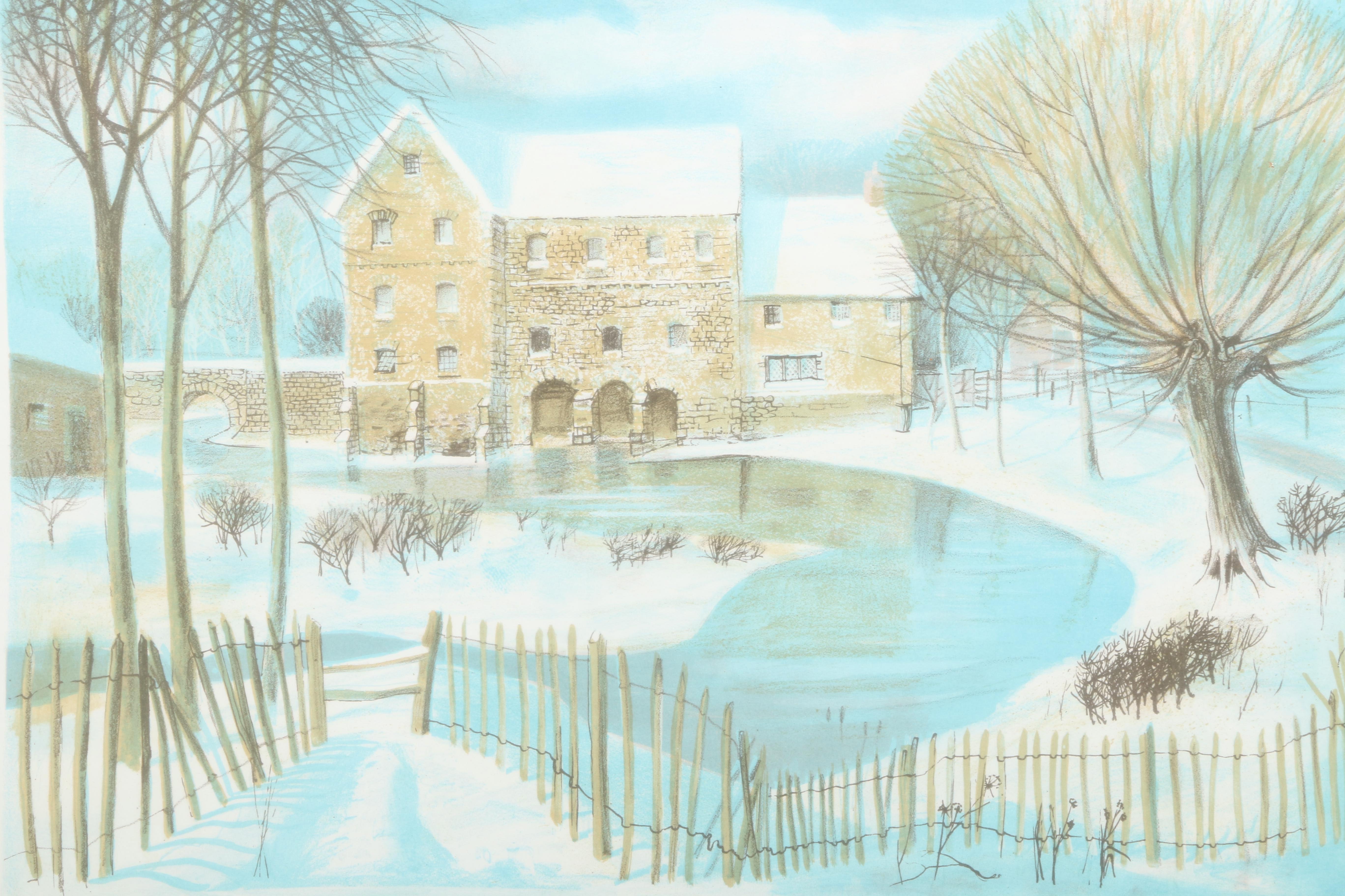 Bruce Barnden Limited Edition Lithographs of English Water Mills