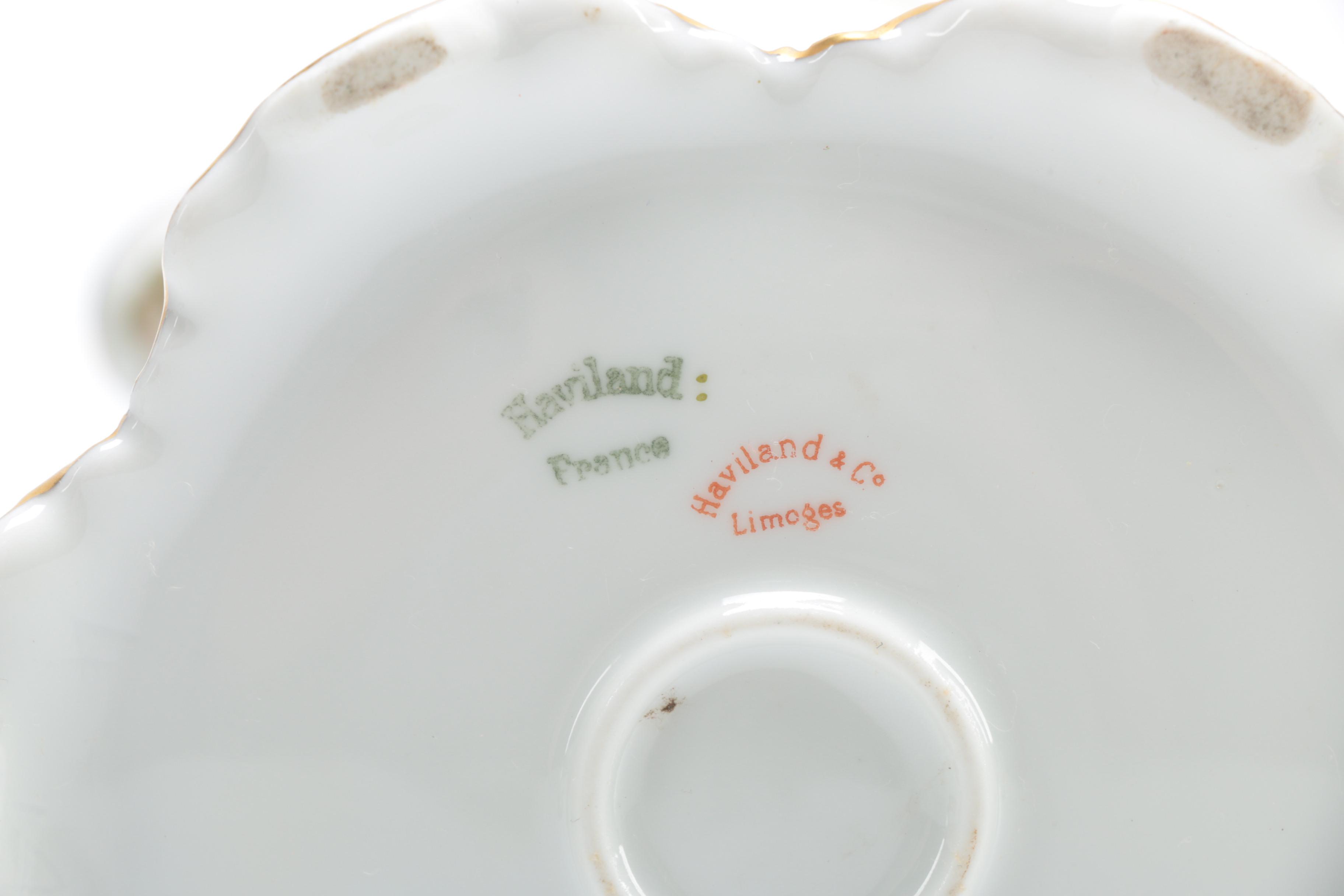 Antique Haviland Limoges "Clover Leaf" Porcelain C. 1898