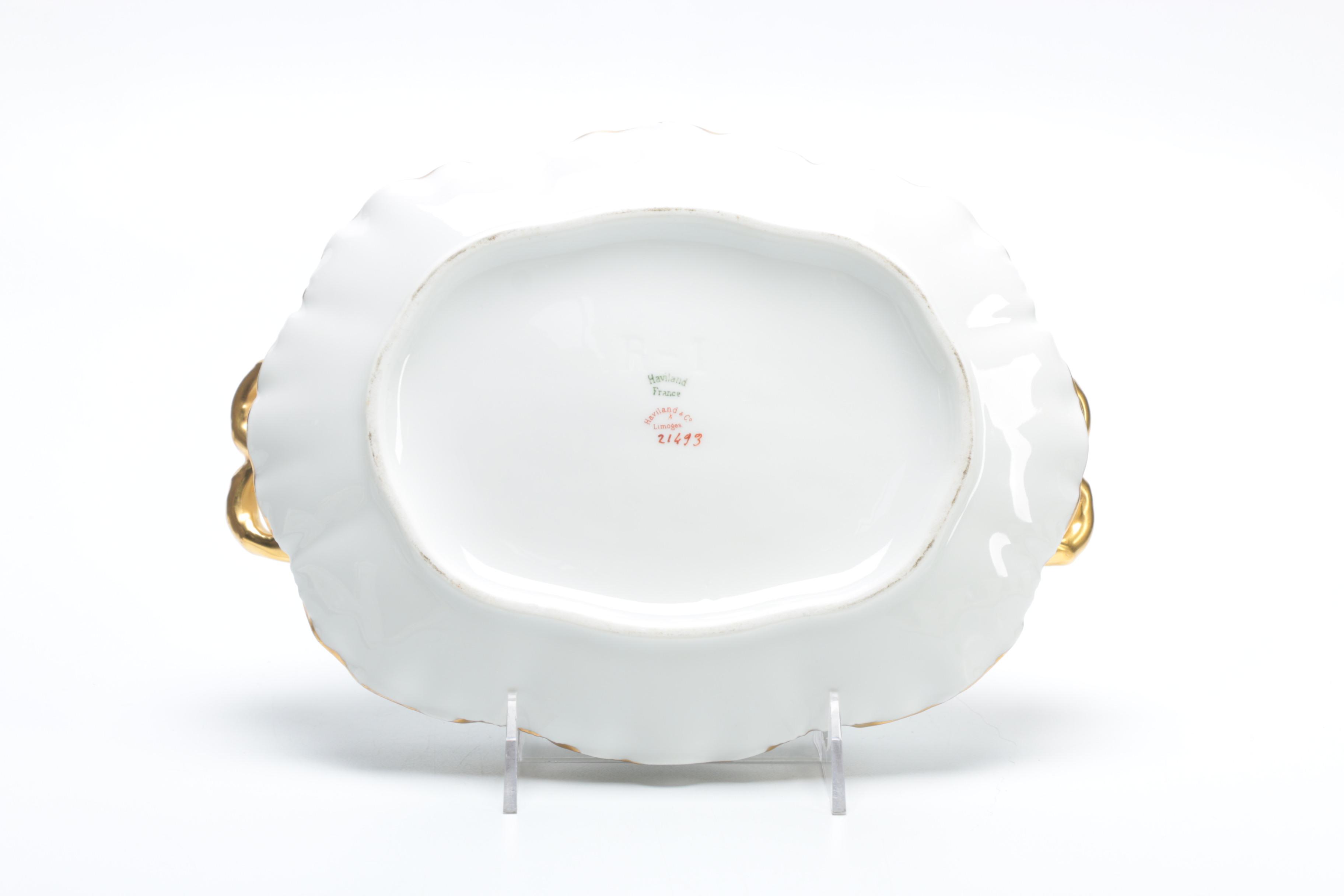 Antique Haviland Limoges "Clover Leaf" Porcelain C. 1898