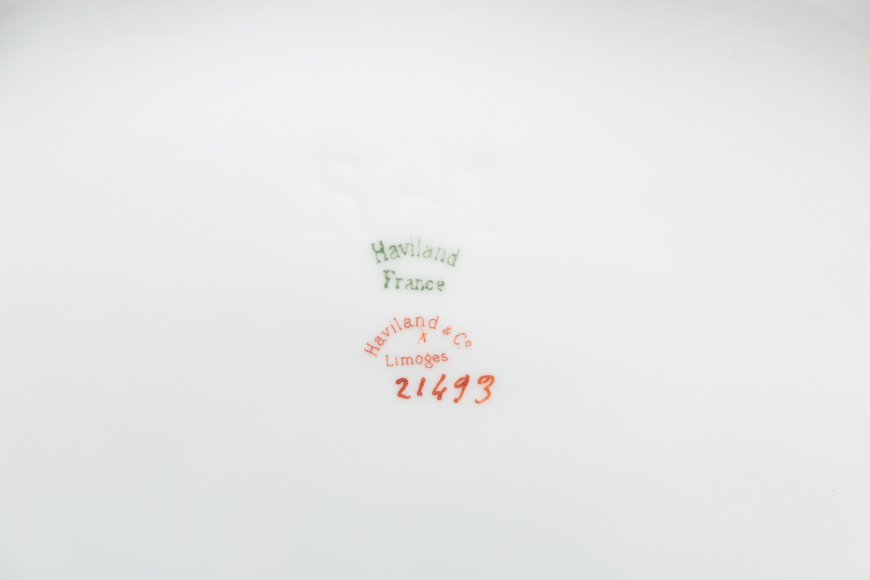 Antique Haviland Limoges "Clover Leaf" Porcelain C. 1898