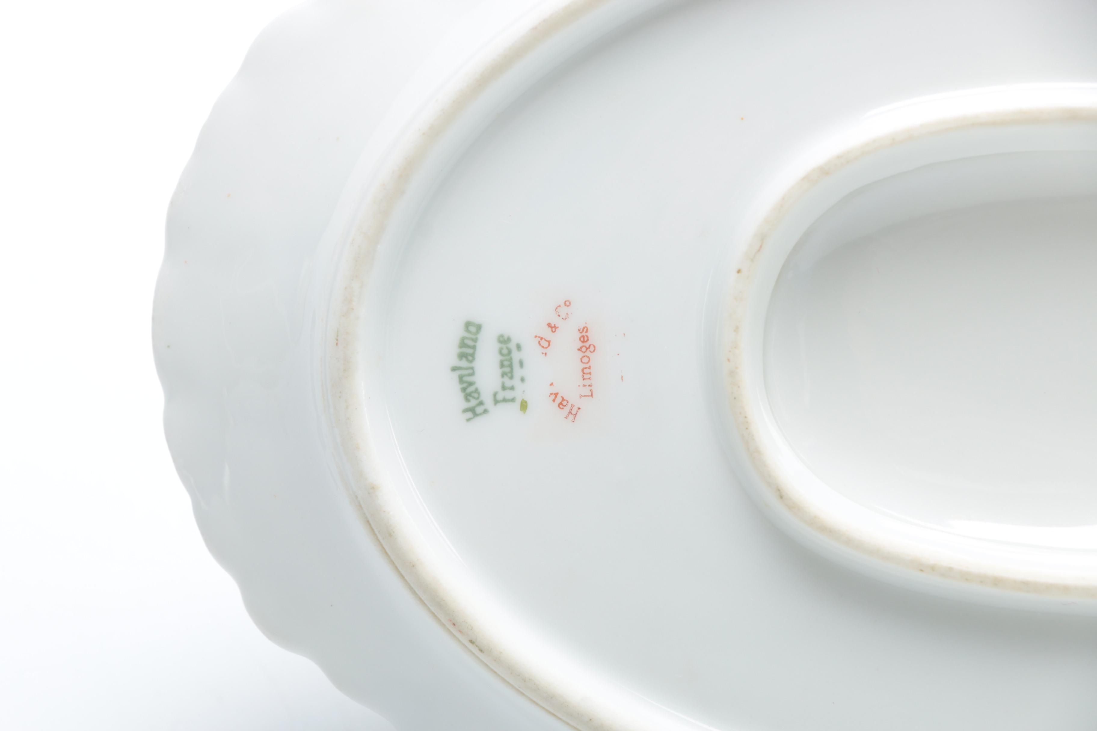 Antique Haviland Limoges "Clover Leaf" Porcelain C. 1898