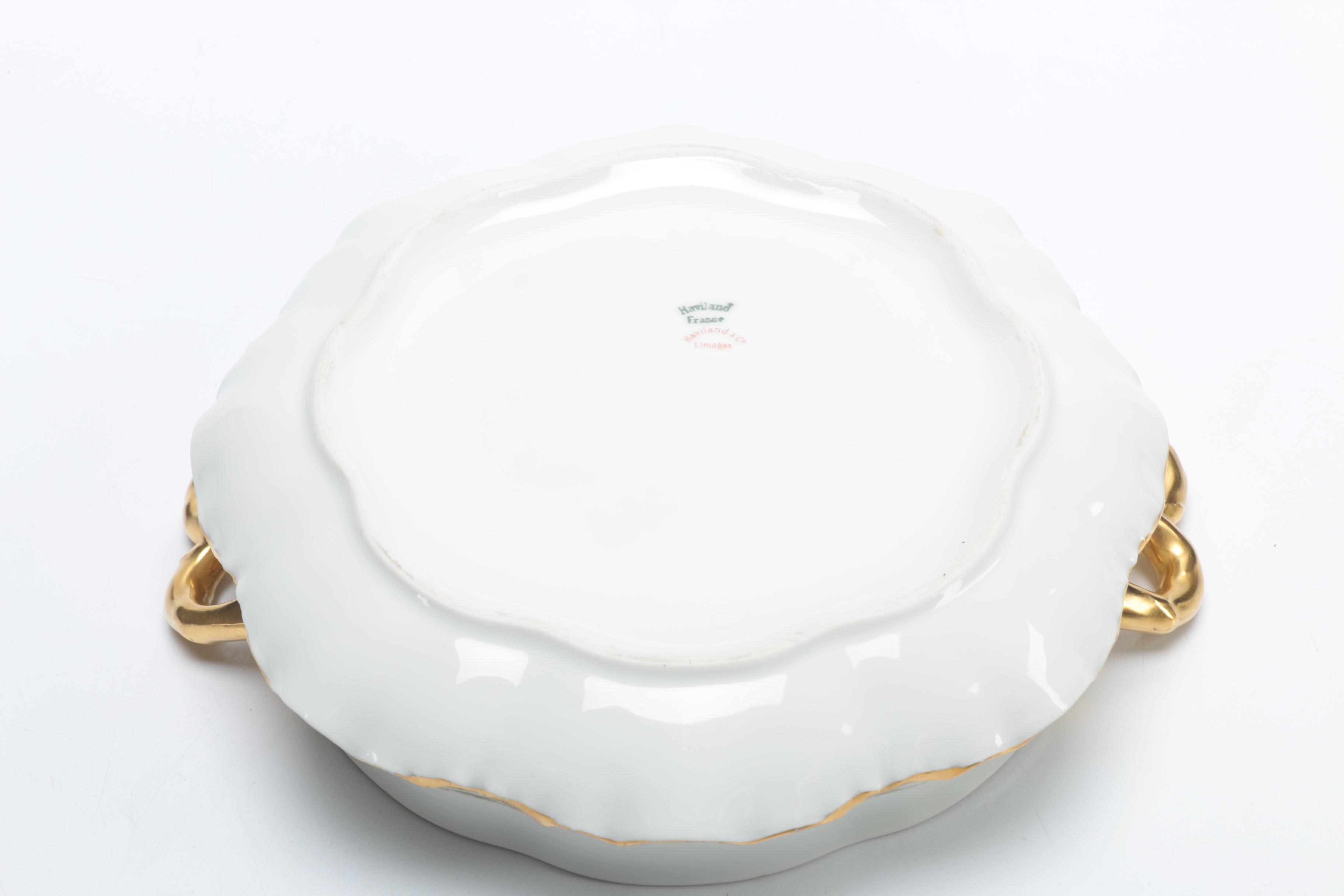 Antique Haviland Limoges "Clover Leaf" Porcelain C. 1898