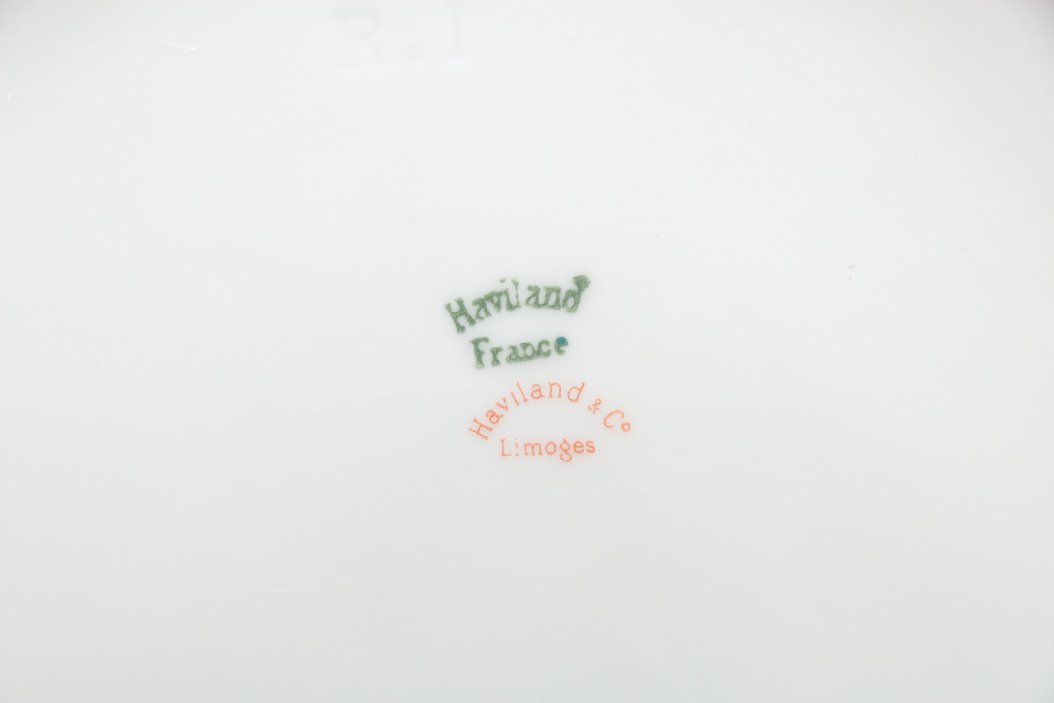 Antique Haviland Limoges "Clover Leaf" Porcelain C. 1898