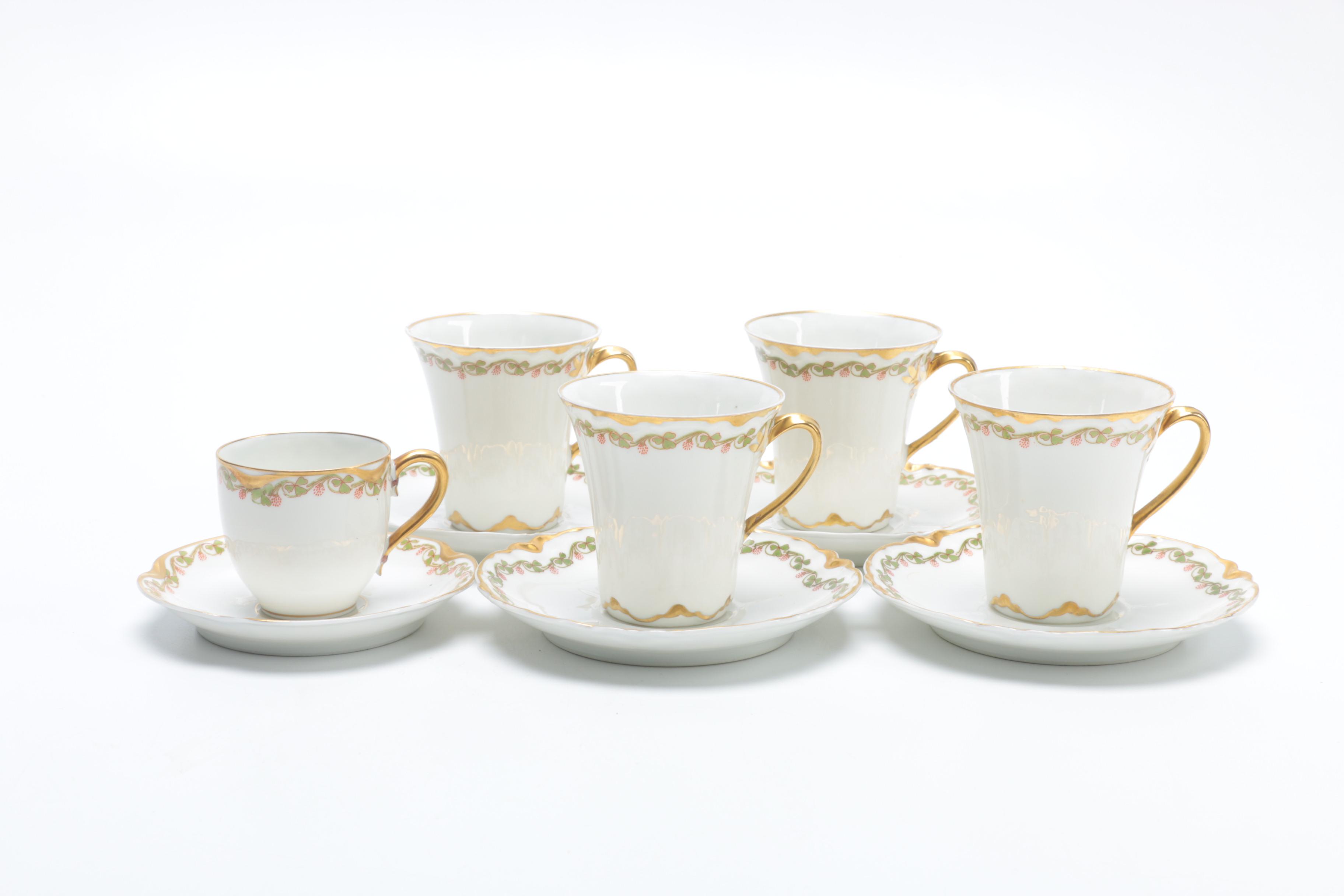 Antique Haviland Limoges "Clover Leaf" Porcelain C. 1898