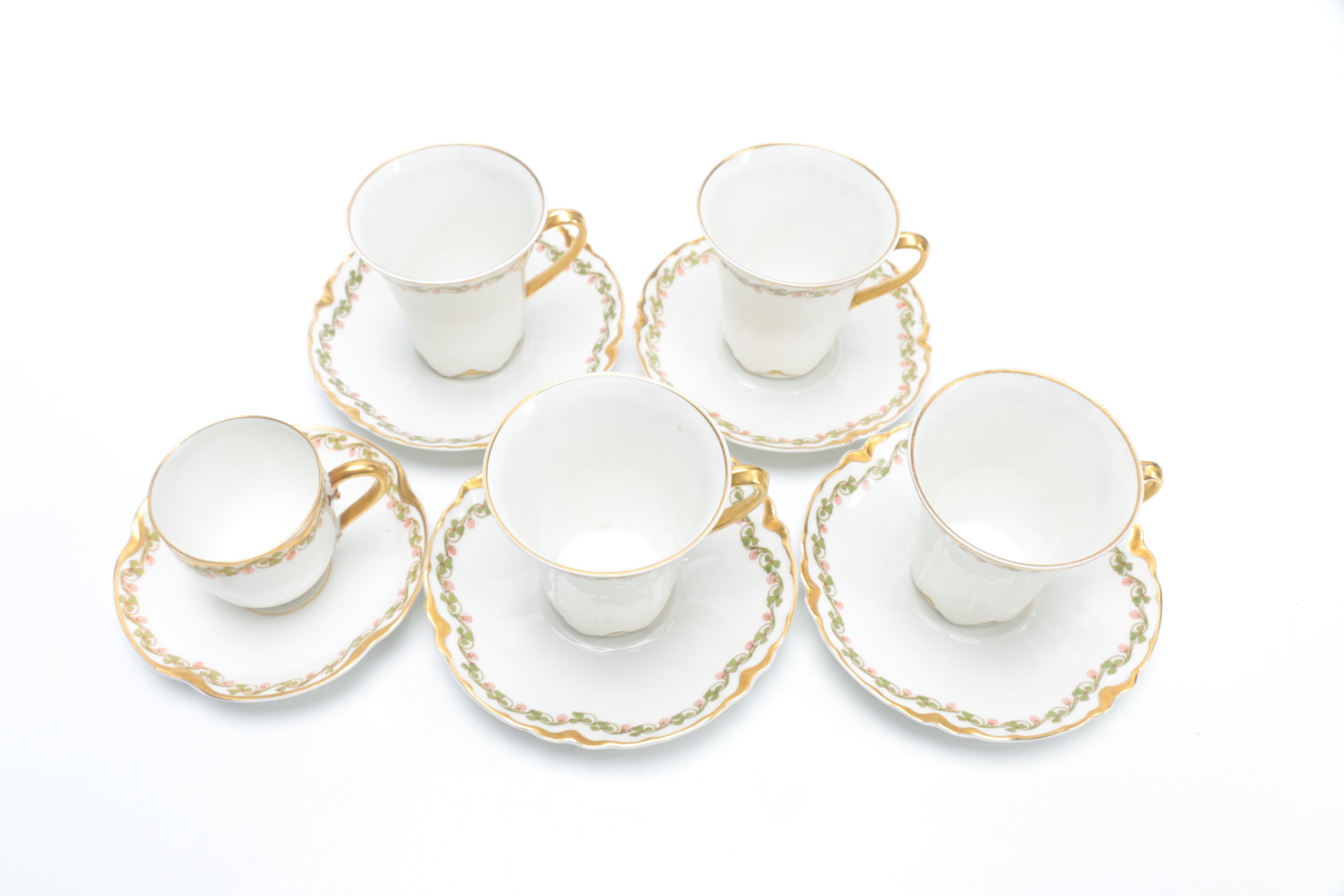 Antique Haviland Limoges "Clover Leaf" Porcelain C. 1898