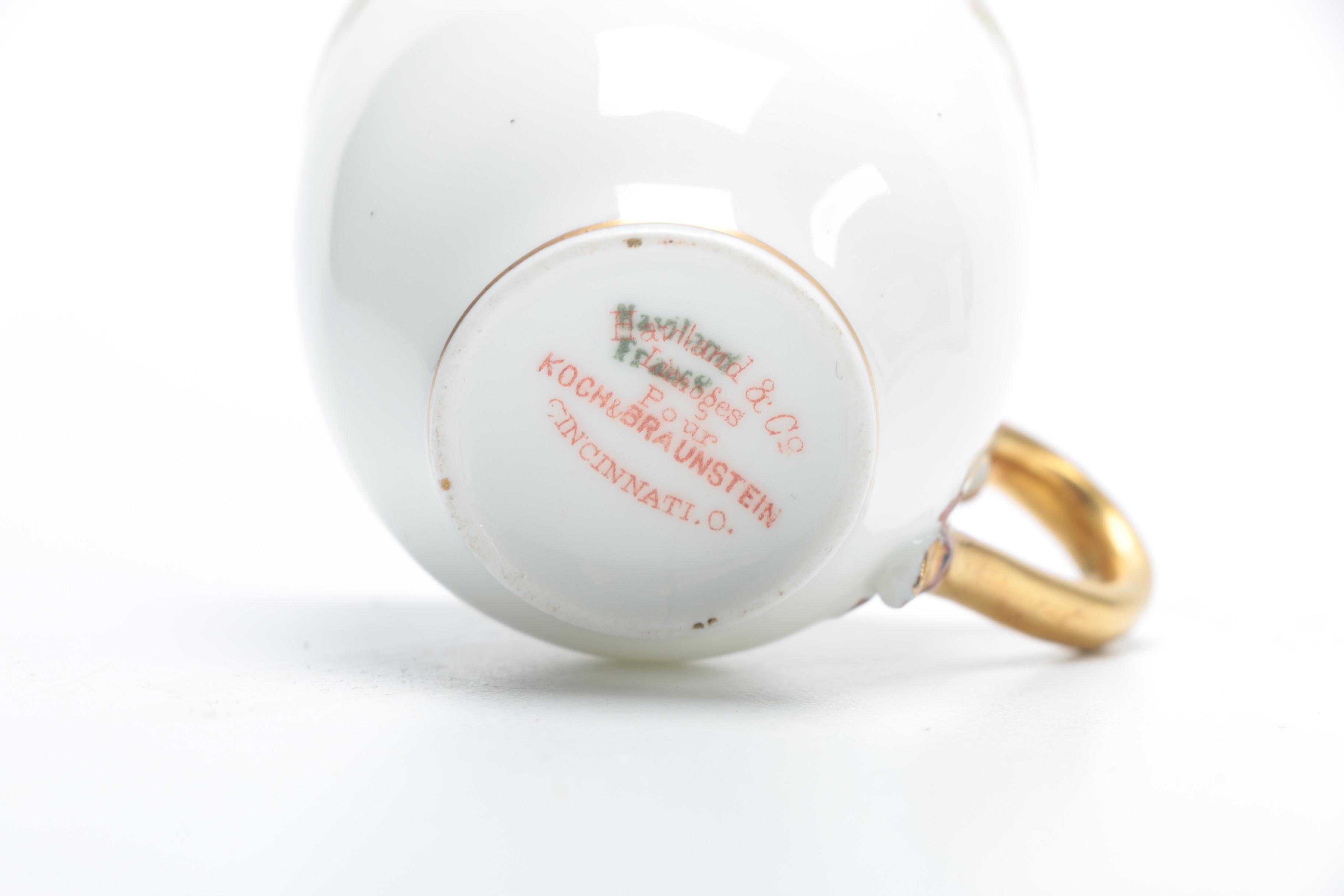 Antique Haviland Limoges "Clover Leaf" Porcelain C. 1898