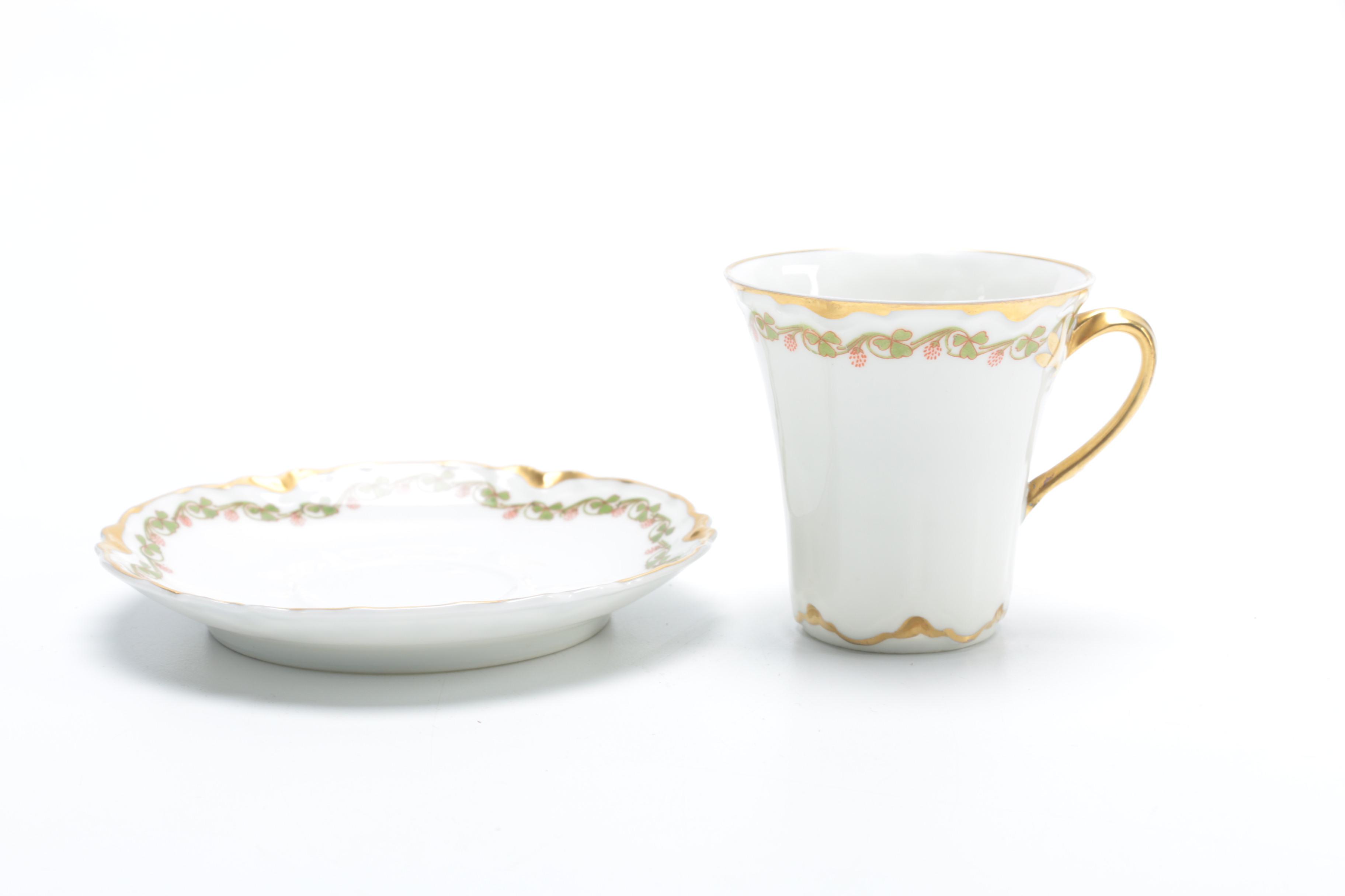 Antique Haviland Limoges "Clover Leaf" Porcelain C. 1898