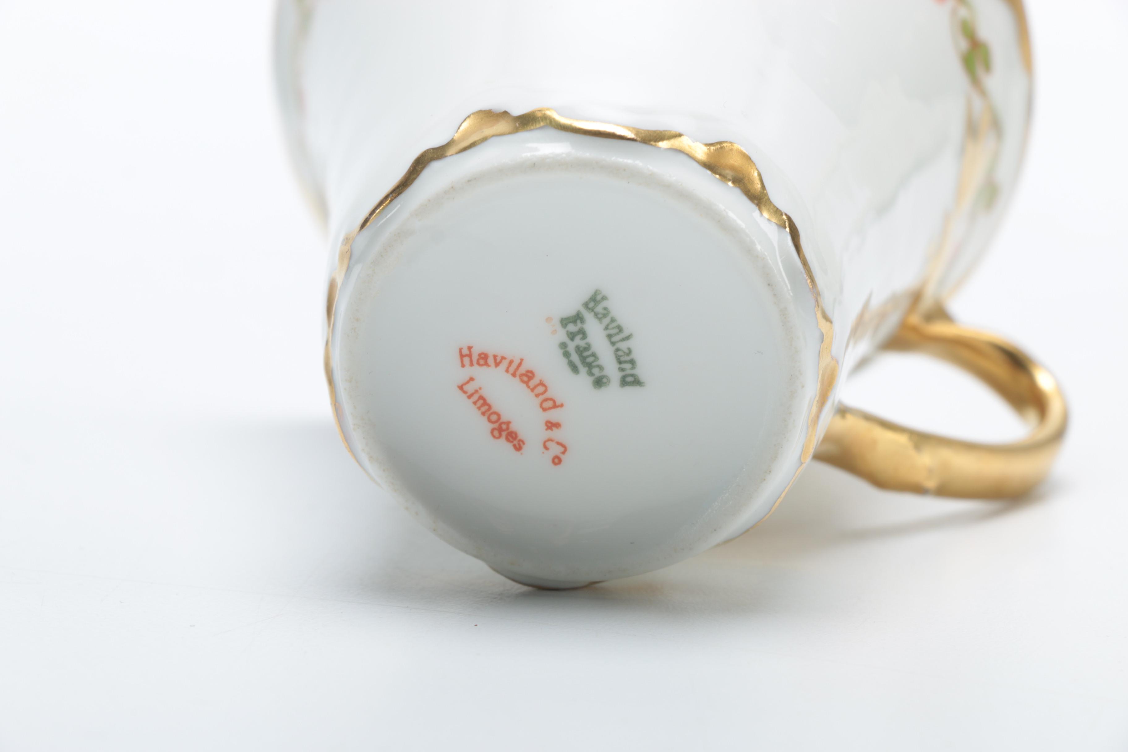 Antique Haviland Limoges "Clover Leaf" Porcelain C. 1898