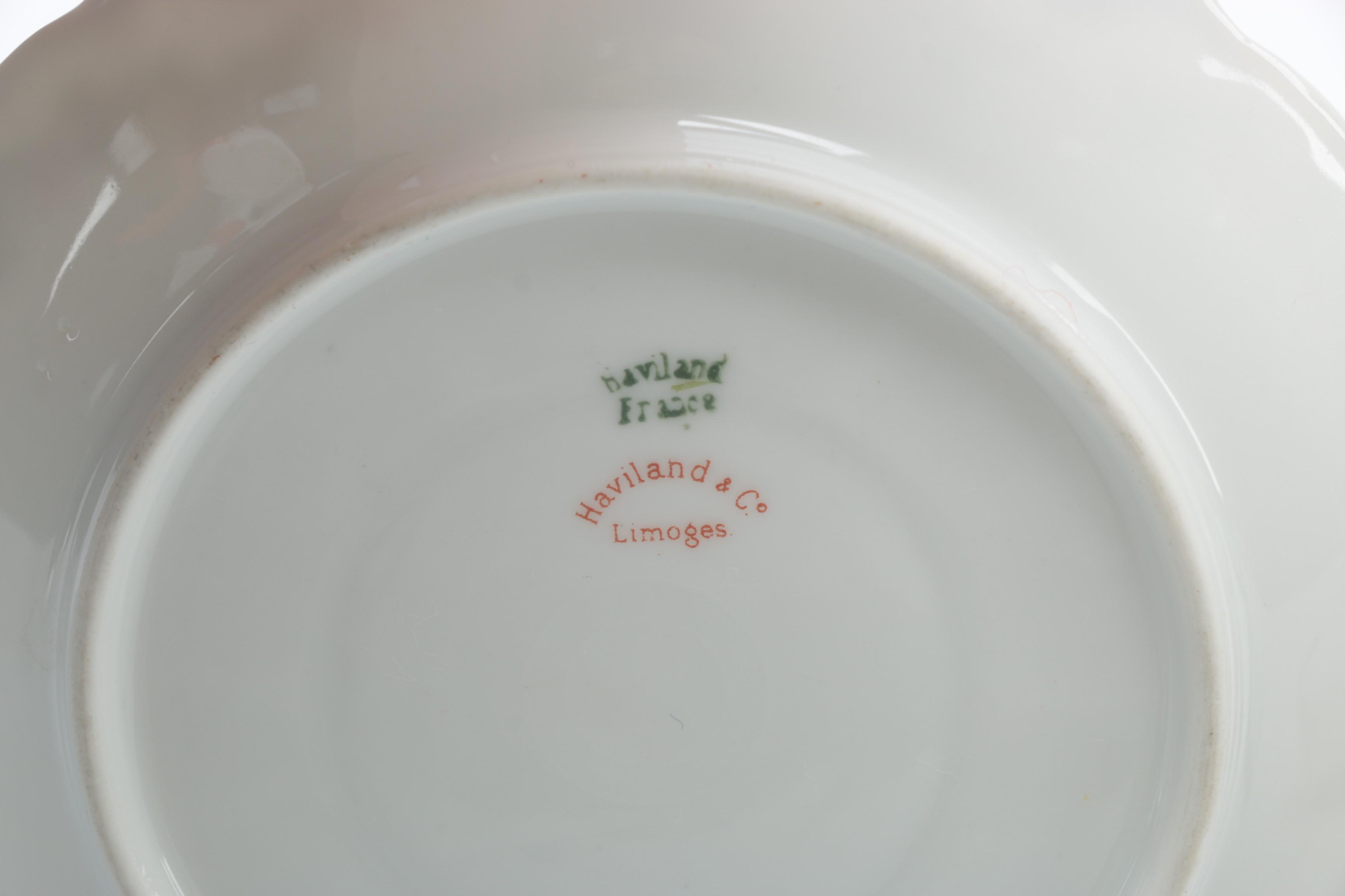 Antique Haviland Limoges "Clover Leaf" Porcelain C. 1898