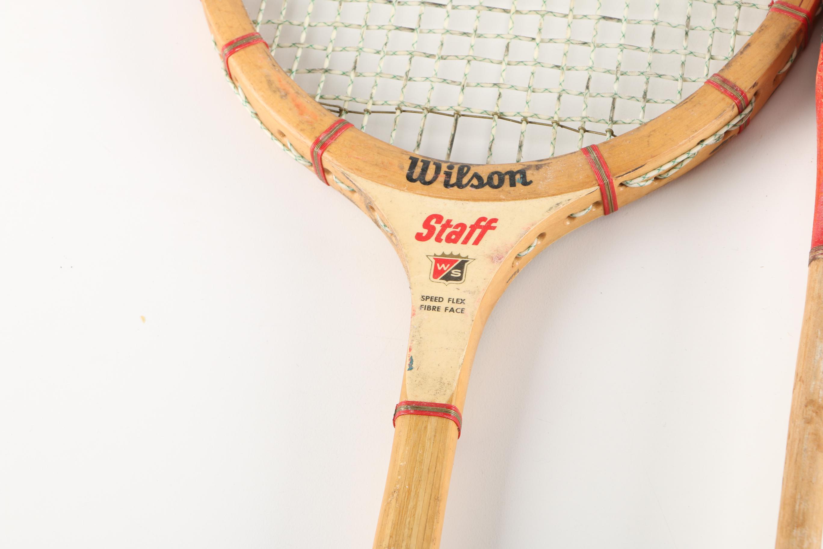 Collection of Vintage Badminton Rackets