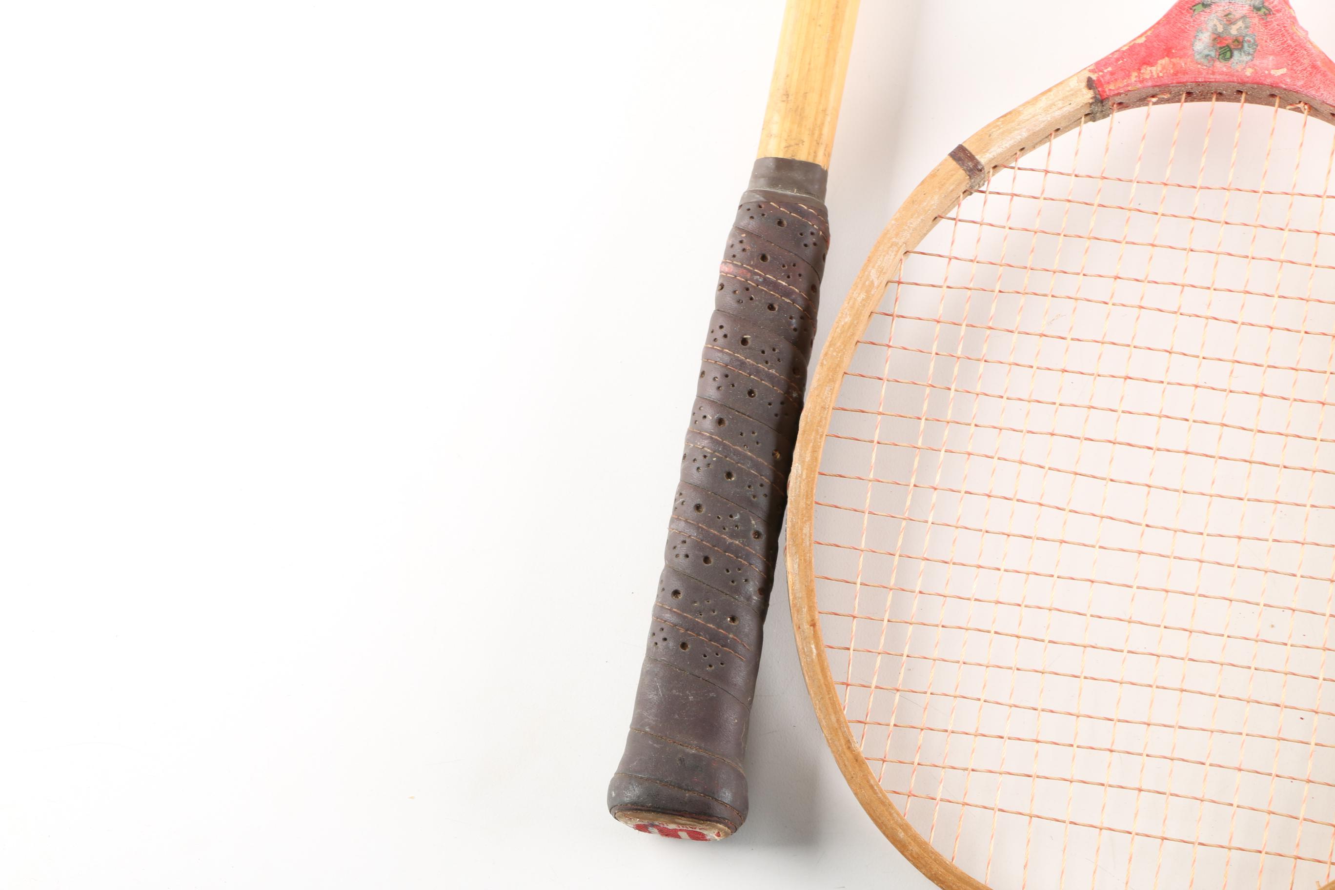 Collection of Vintage Badminton Rackets