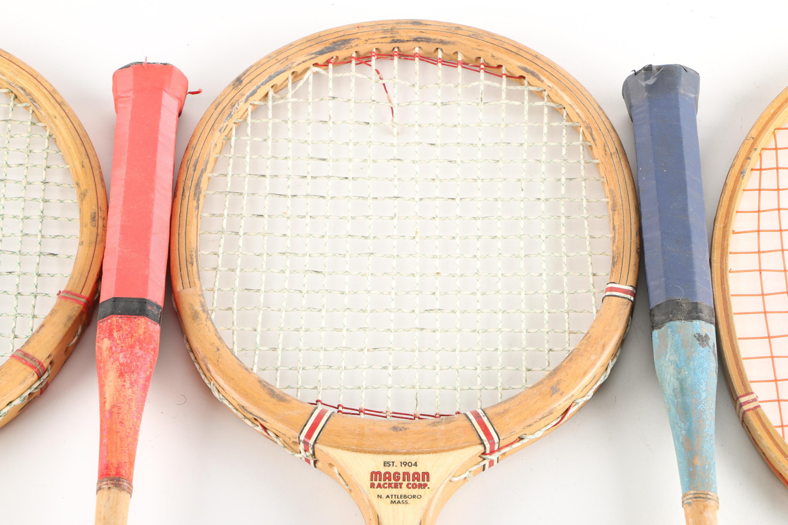 Collection of Vintage Badminton Rackets