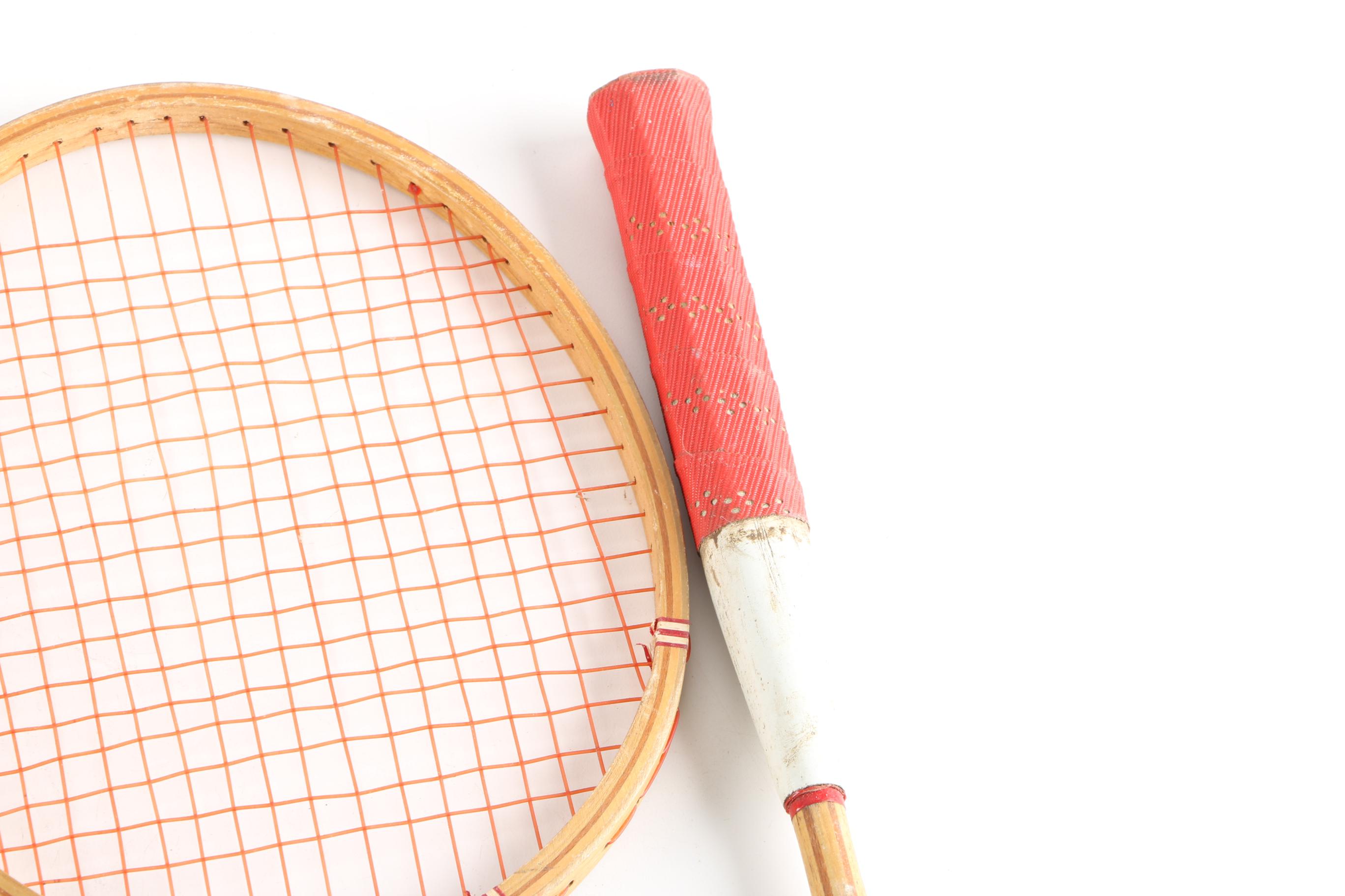 Collection of Vintage Badminton Rackets