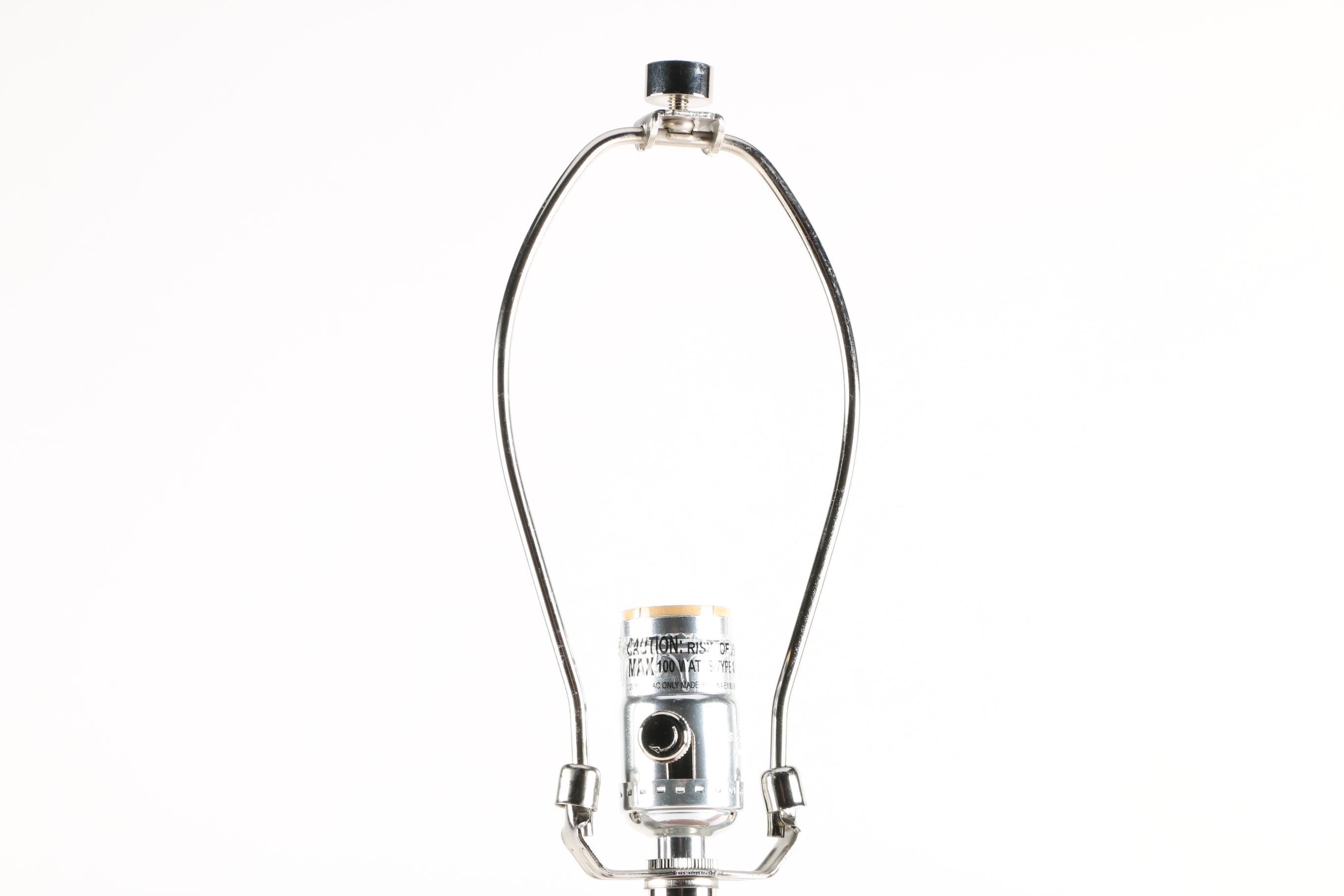 Orange Glass Table Lamps