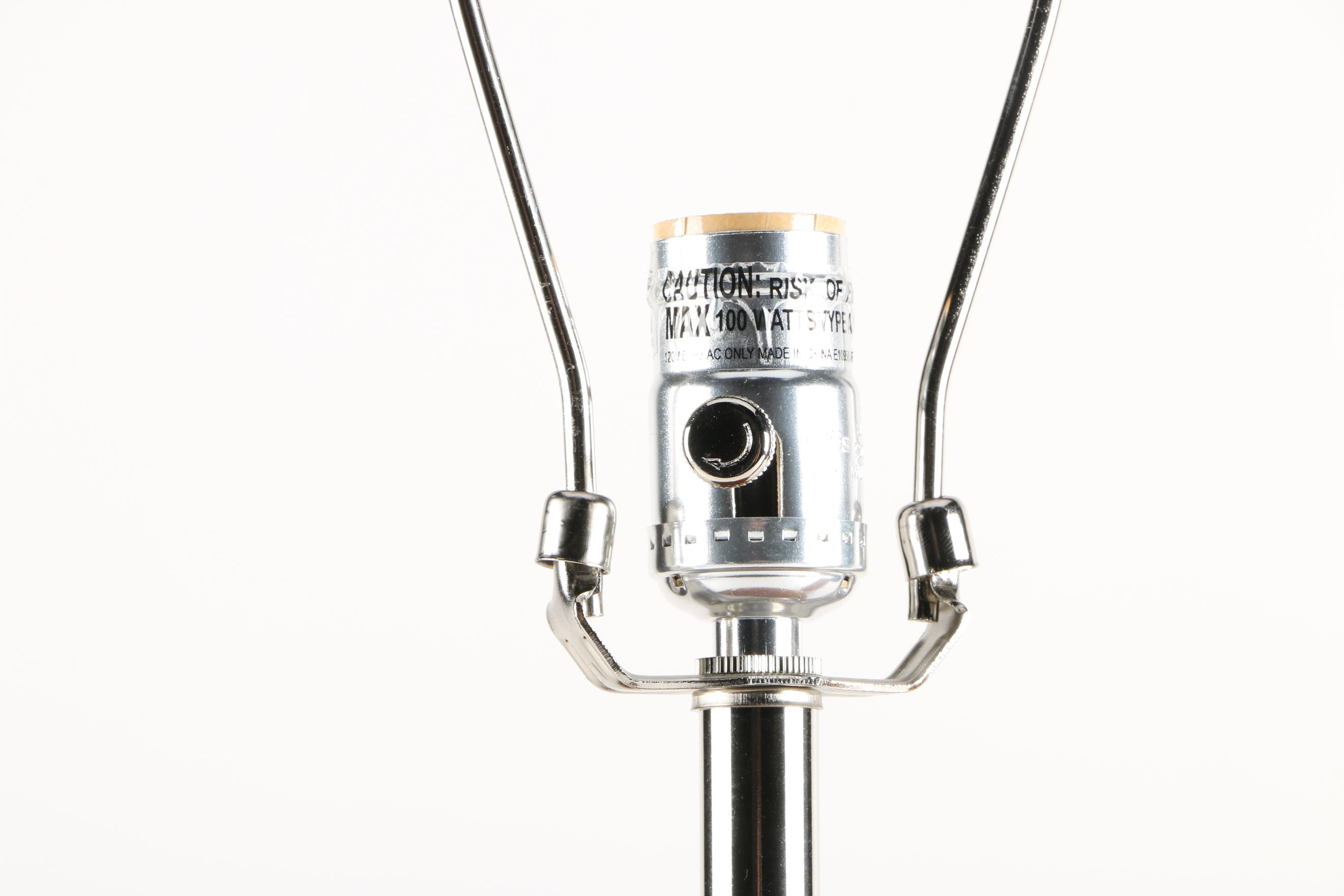 Orange Glass Table Lamps