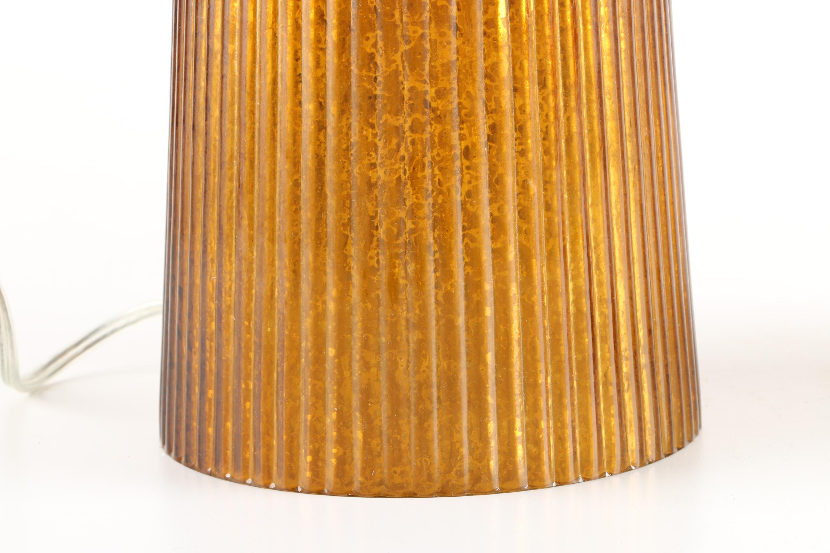 Orange Glass Table Lamps