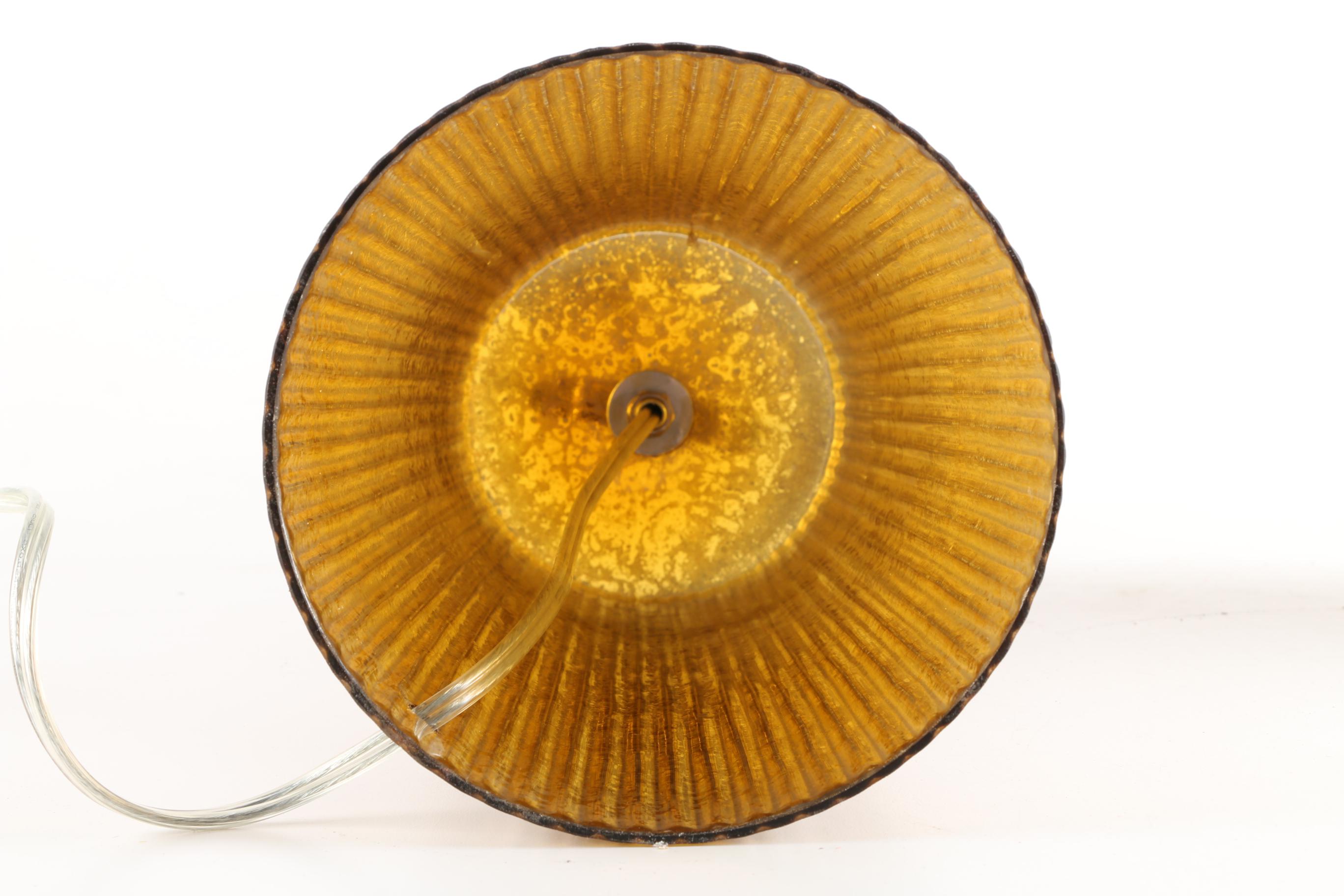 Orange Glass Table Lamps