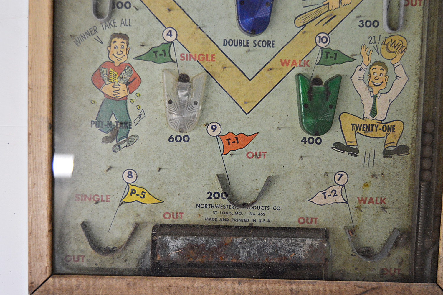 Vintage "5 Game Electric Poosh-M-Up" Bagatelle Game