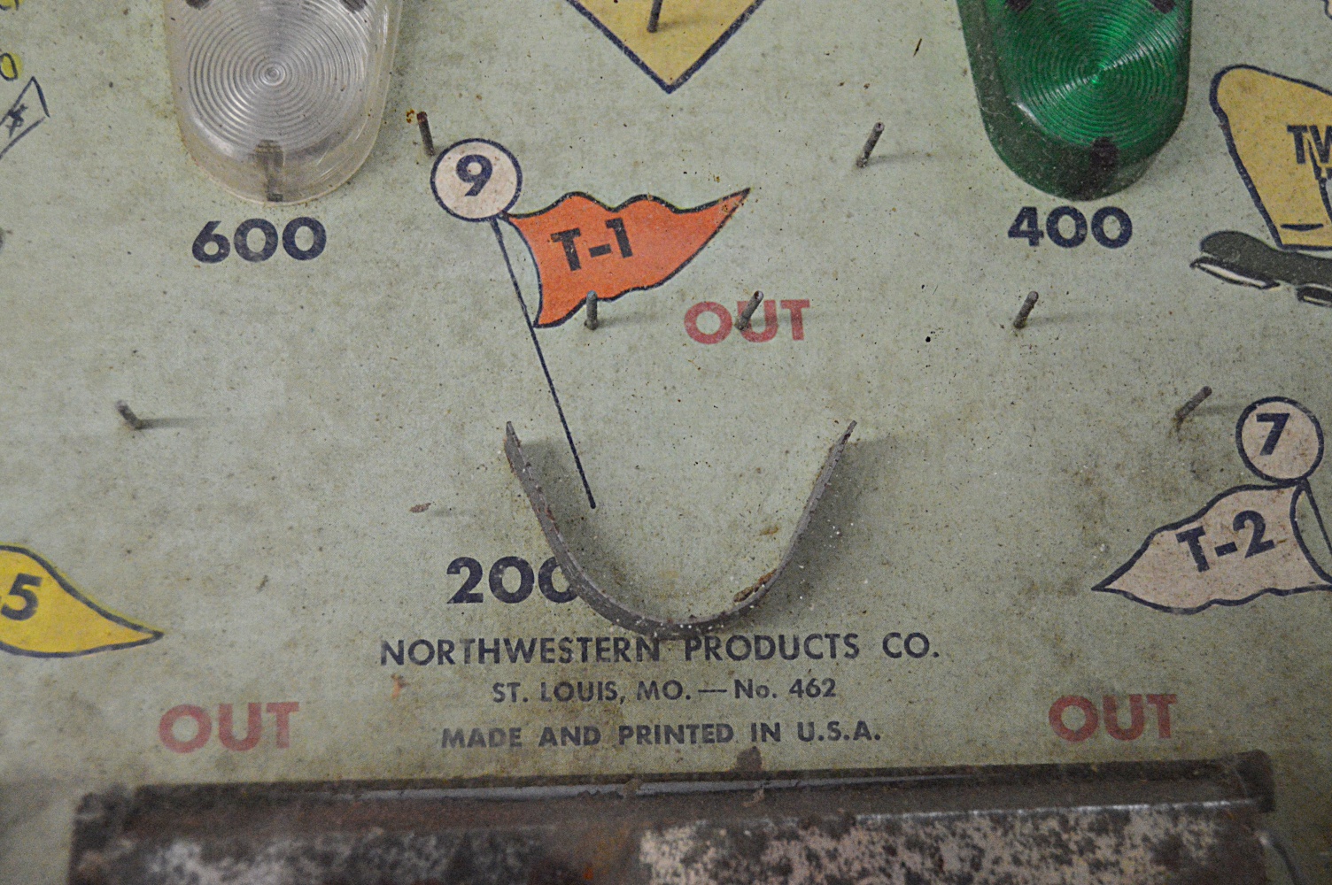 Vintage "5 Game Electric Poosh-M-Up" Bagatelle Game