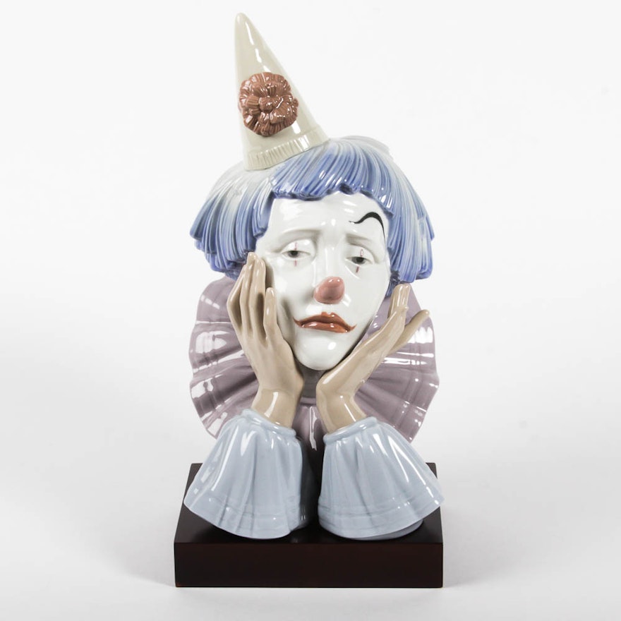 Lladro Clown Head