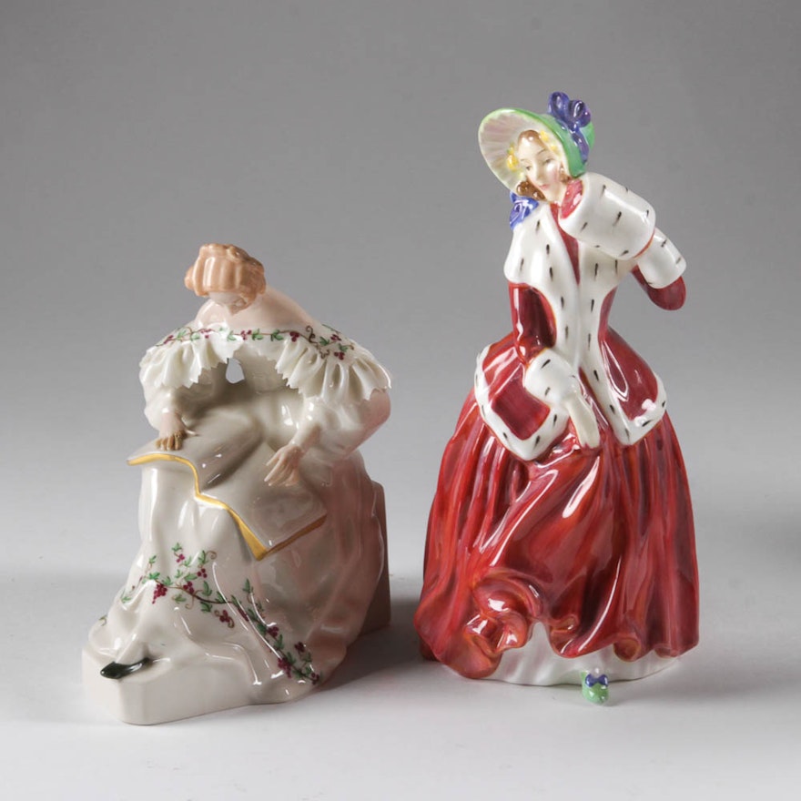 Lenox and Royal Doulton Porcelain Figurines