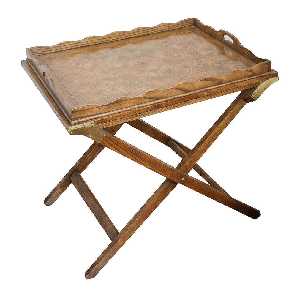 "The Party Butler" Folding Tray Table by Baker Furniture