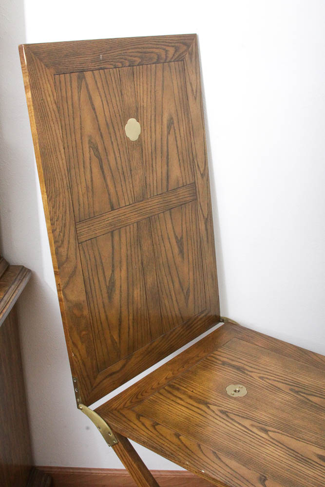 "The Party Butler" Folding Tray Table by Baker Furniture