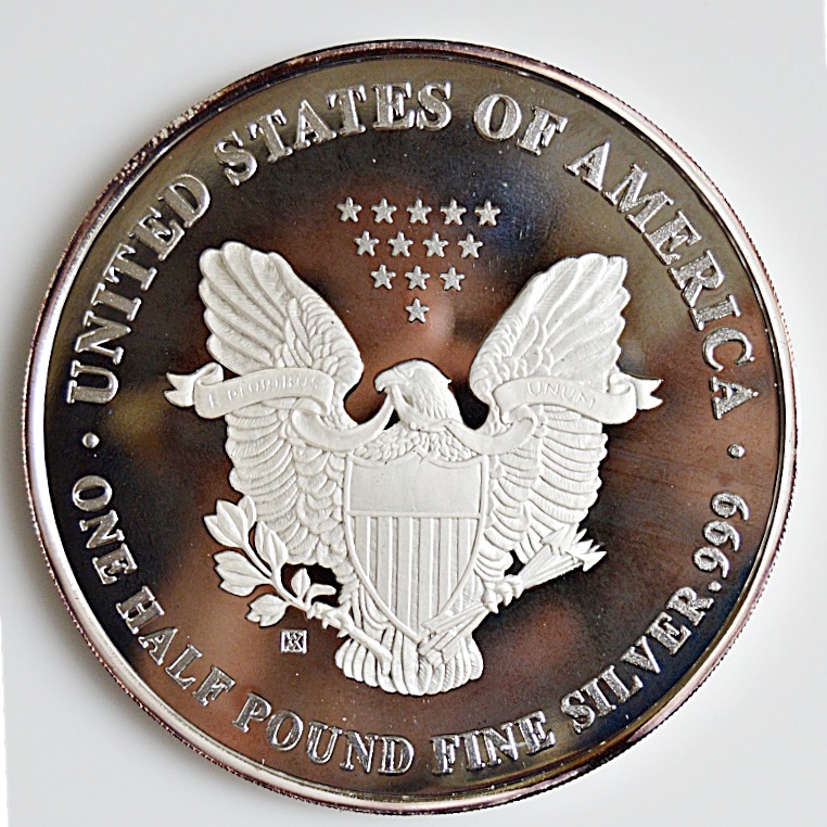 Giant Half-Pound .999 Fine "Silver Eagle"