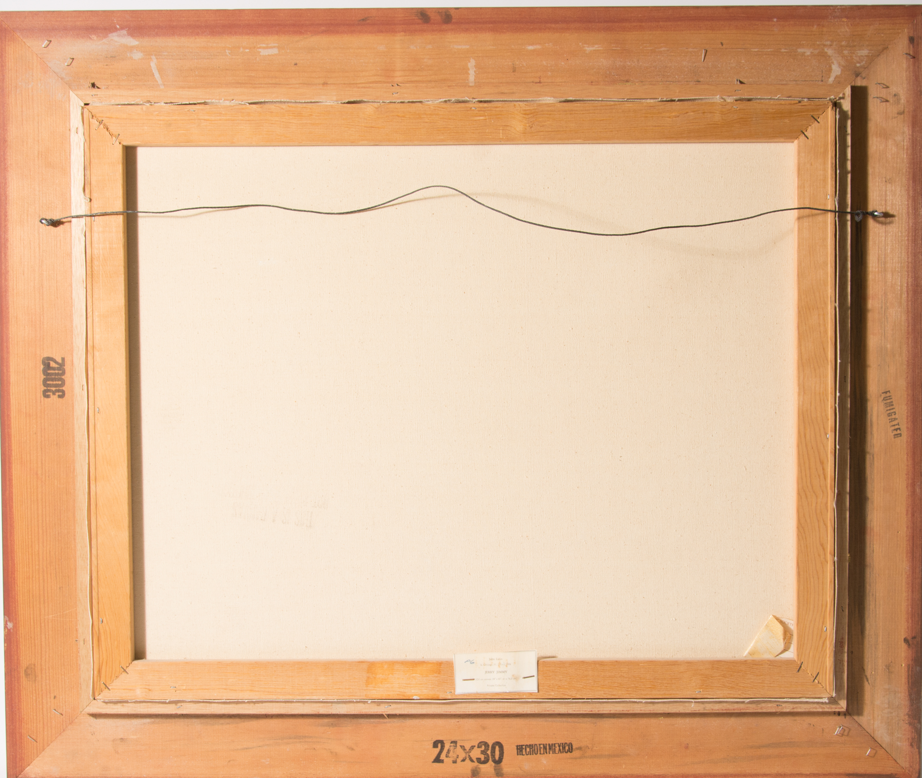 John D. Lutes Oil on Canvas "Jerry Jimmy"