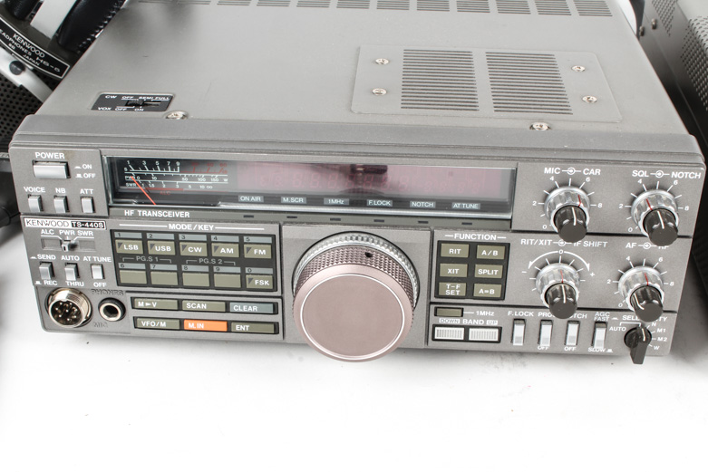 Vintage Kenwood HF Transceiver and Telegraph Set