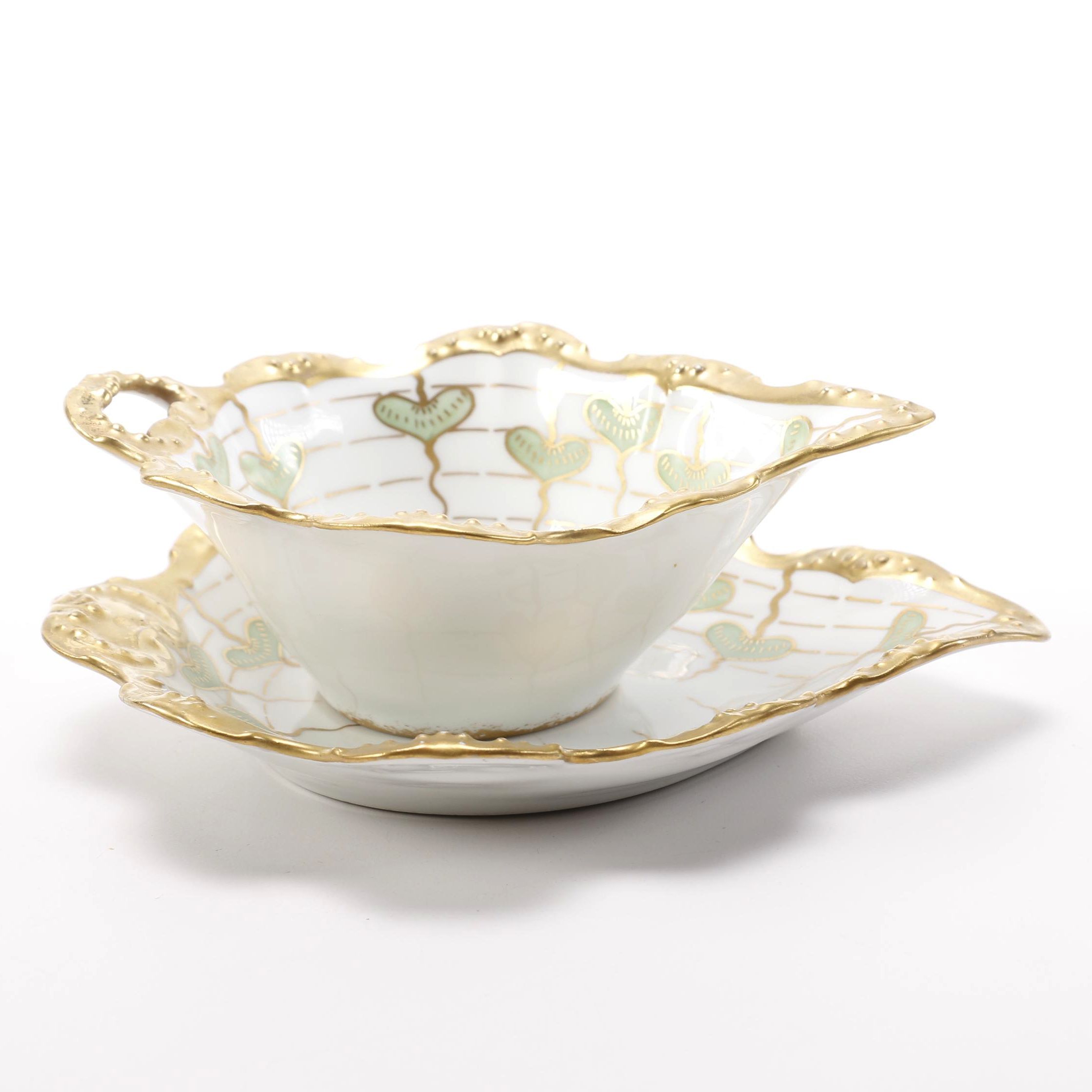 Limoges Gravy Boat and Saucer