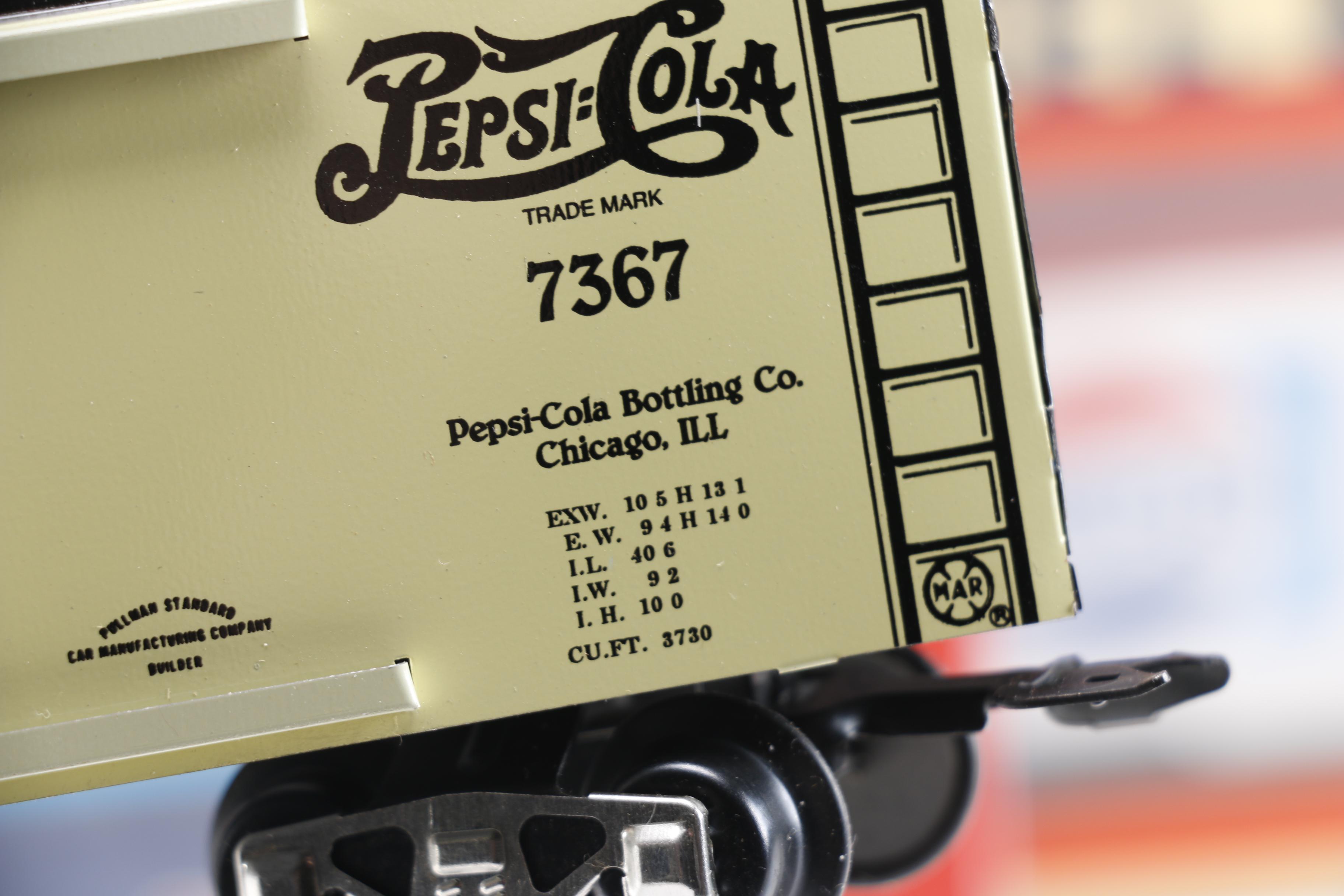 Pepsi Train Set and Train Cars