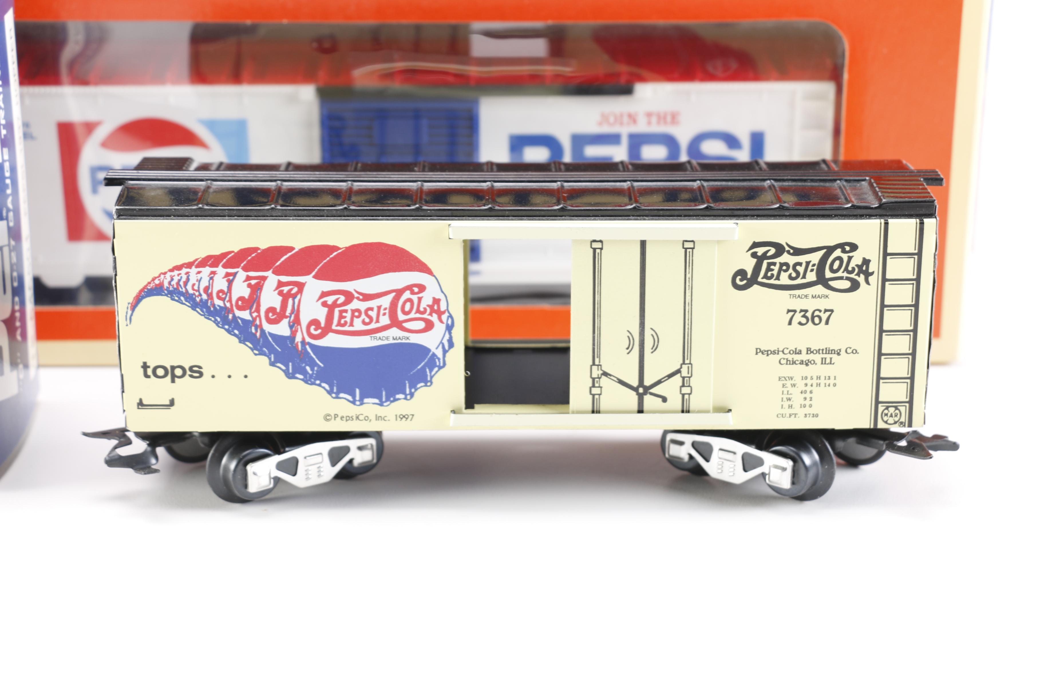 Pepsi Train Set and Train Cars