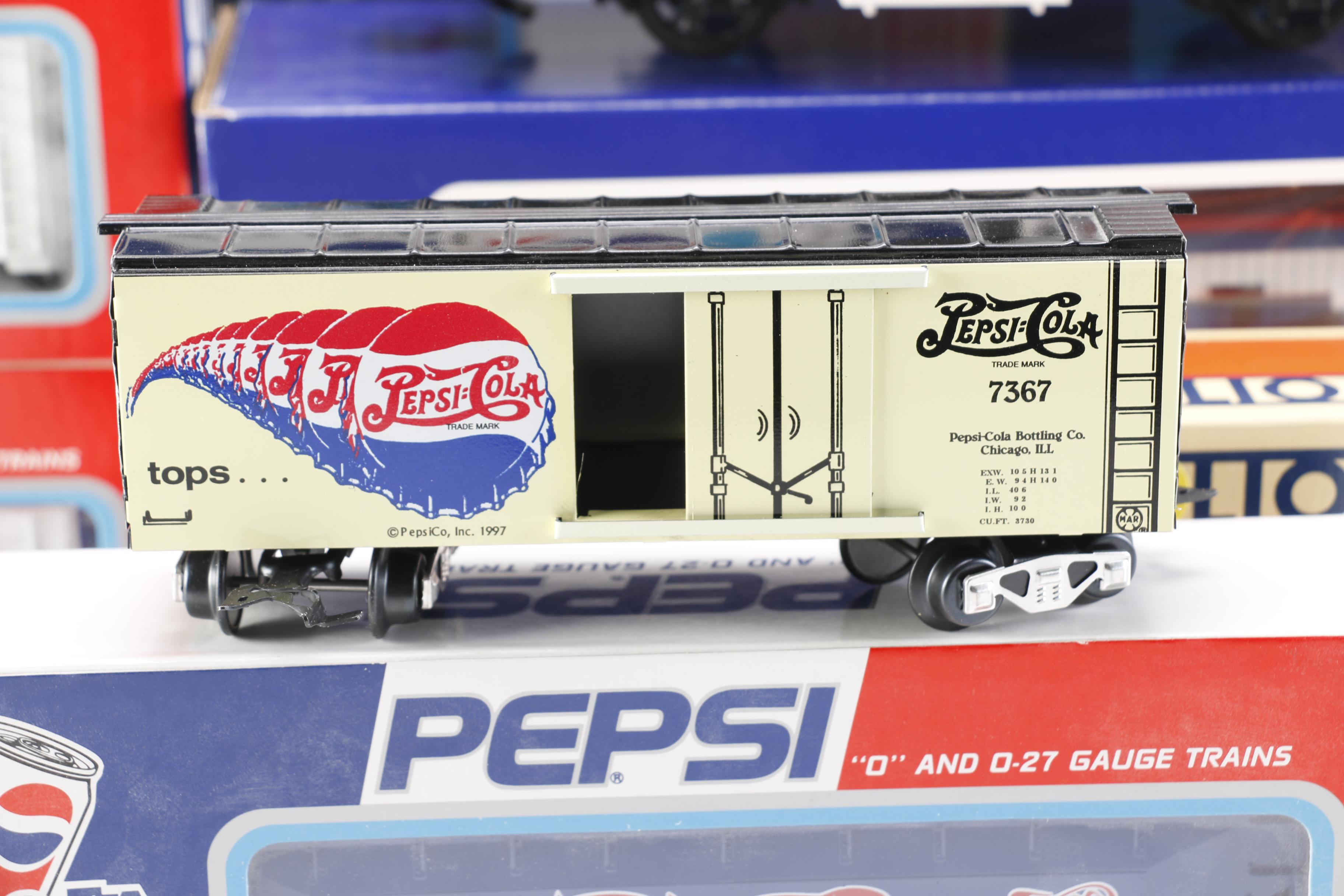 Pepsi Train Set and Train Cars
