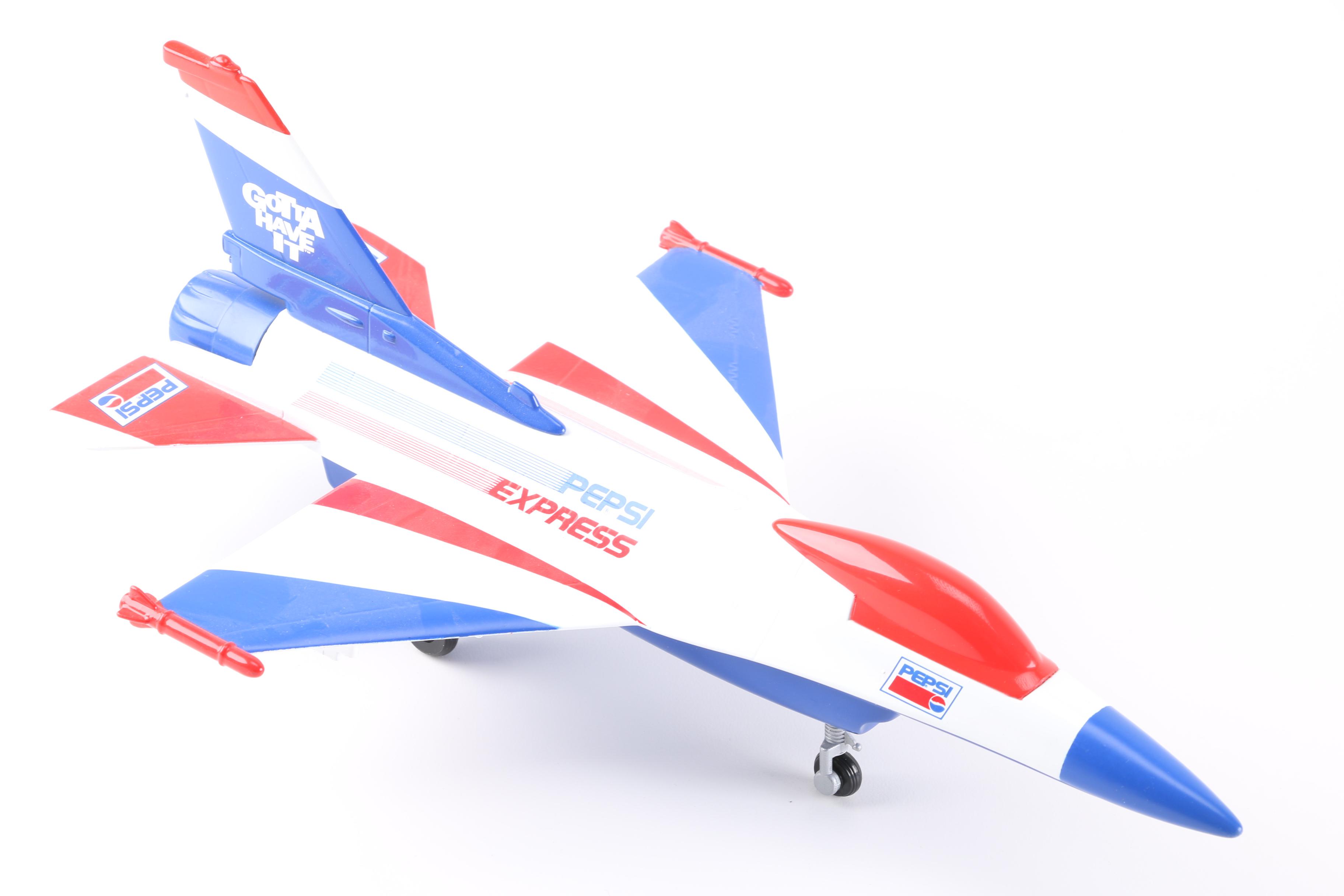 Pepsi Advertisement Toy Planes and Cars