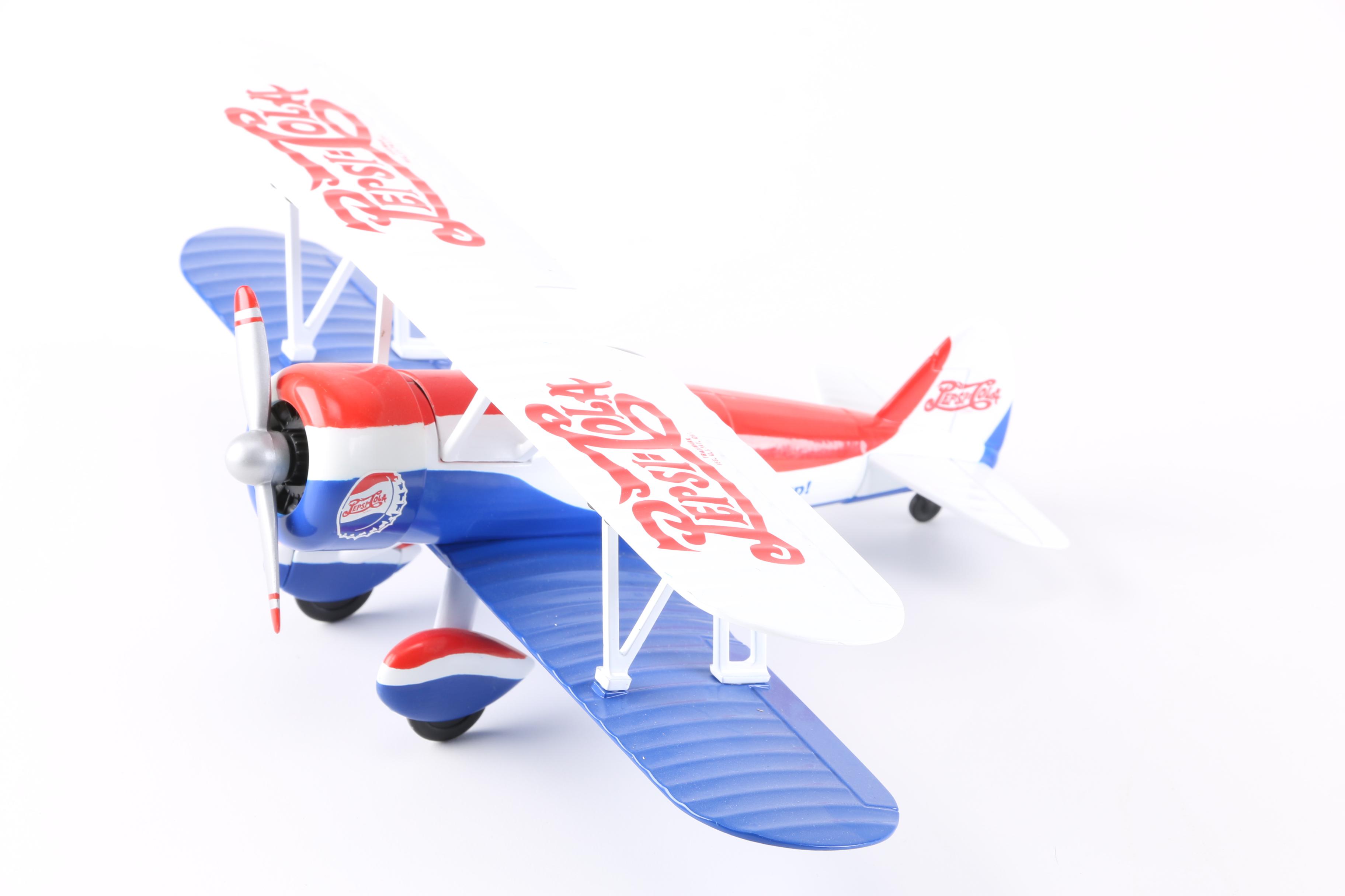 Pepsi Advertisement Toy Planes and Cars