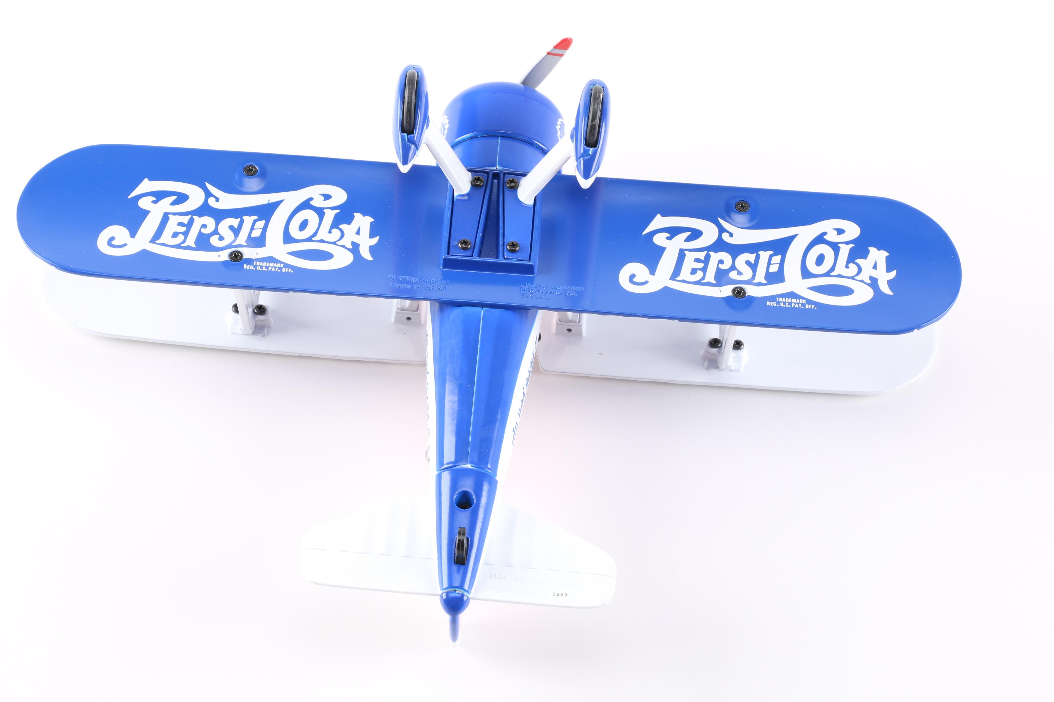 Pepsi Advertisement Toy Planes and Cars